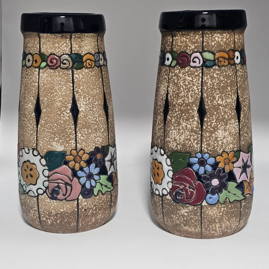 Large Pair of Austrian Amphora Vases 24.5cm c1900 - Lee Sherman Antiques