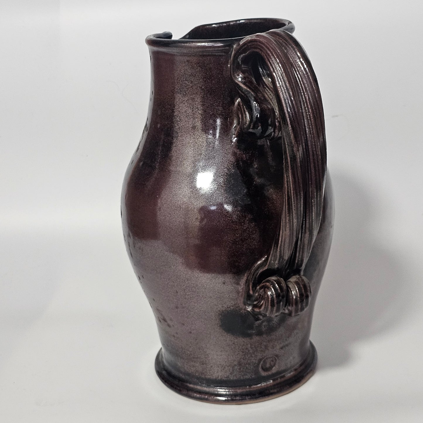 Impressive Large Mid 20thc Studio Pottery Jug 32cm