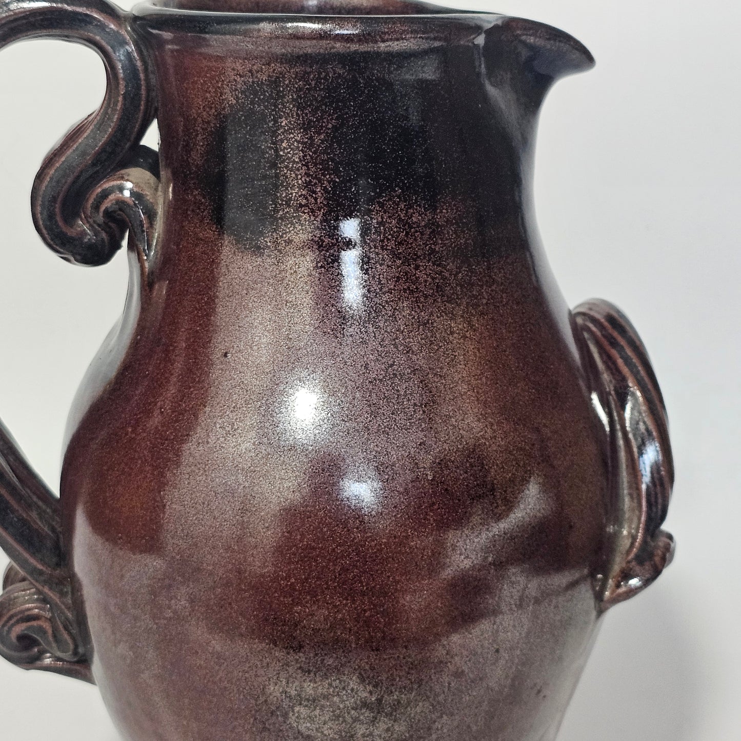 Impressive Large Mid 20thc Studio Pottery Jug 32cm