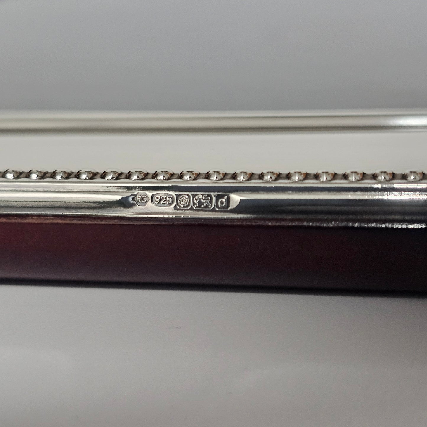 Lovely Vintage Pair Silver Photo Frames 2003, Carr's, Sheffield 20cm x 15.0cm