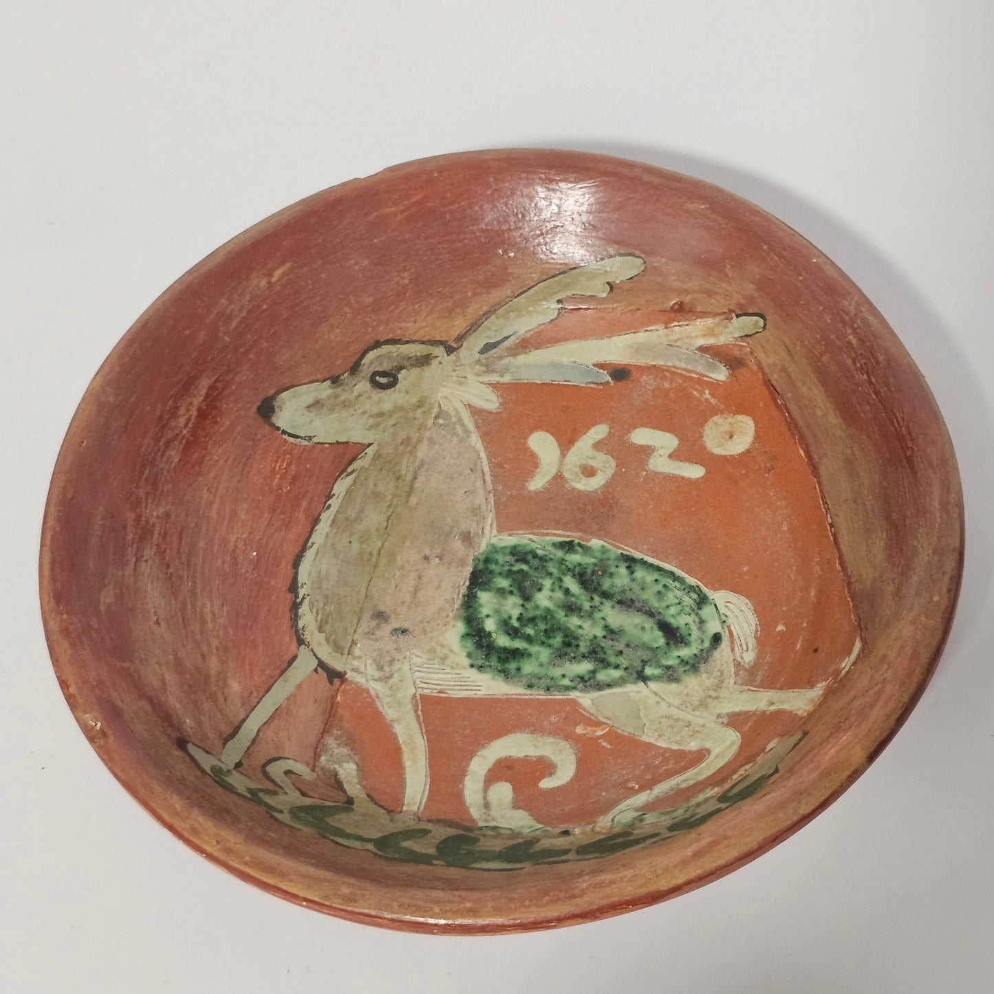 Fabulous Early German Werra Ware Plate c1620