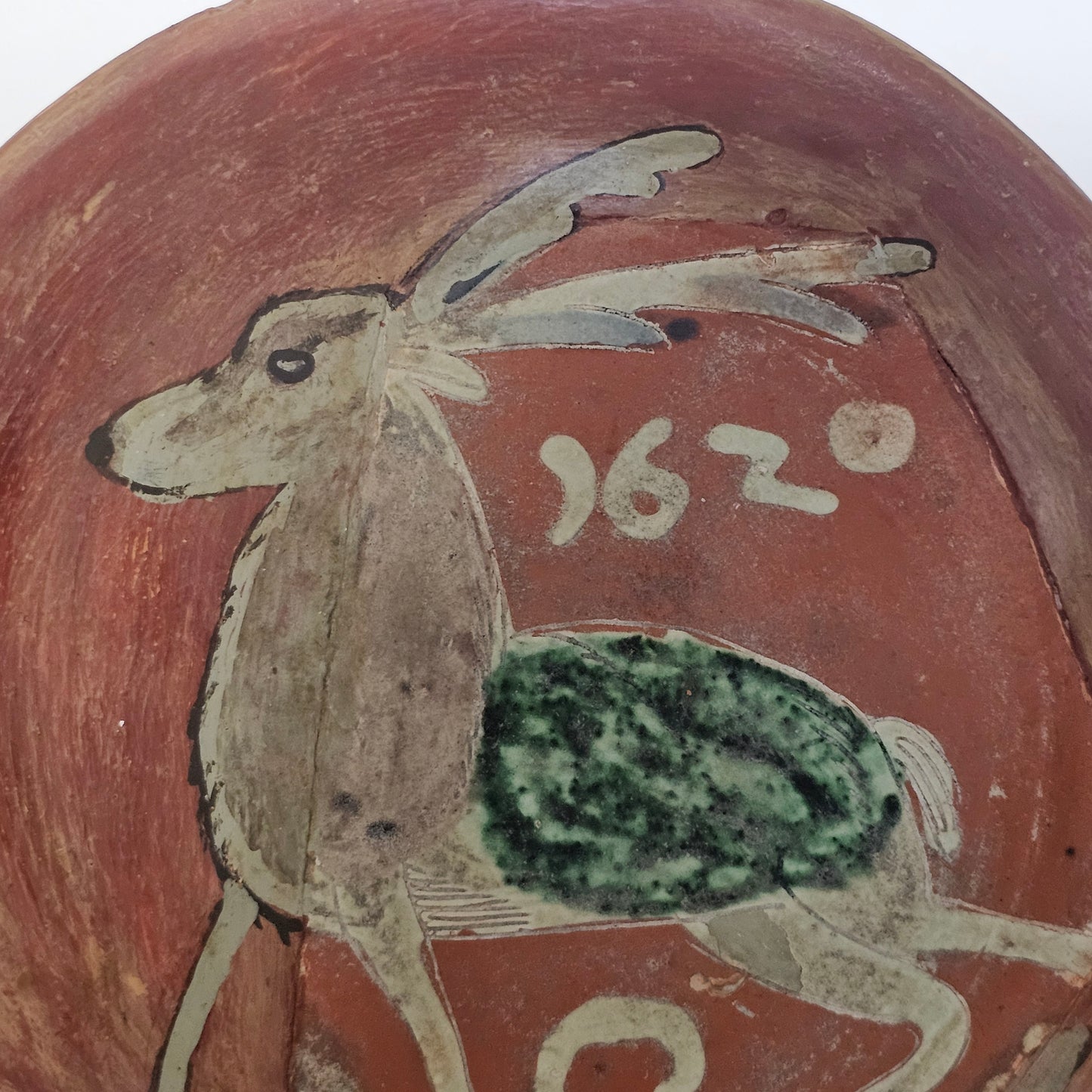 Fabulous Early German Werra Ware Plate c1620