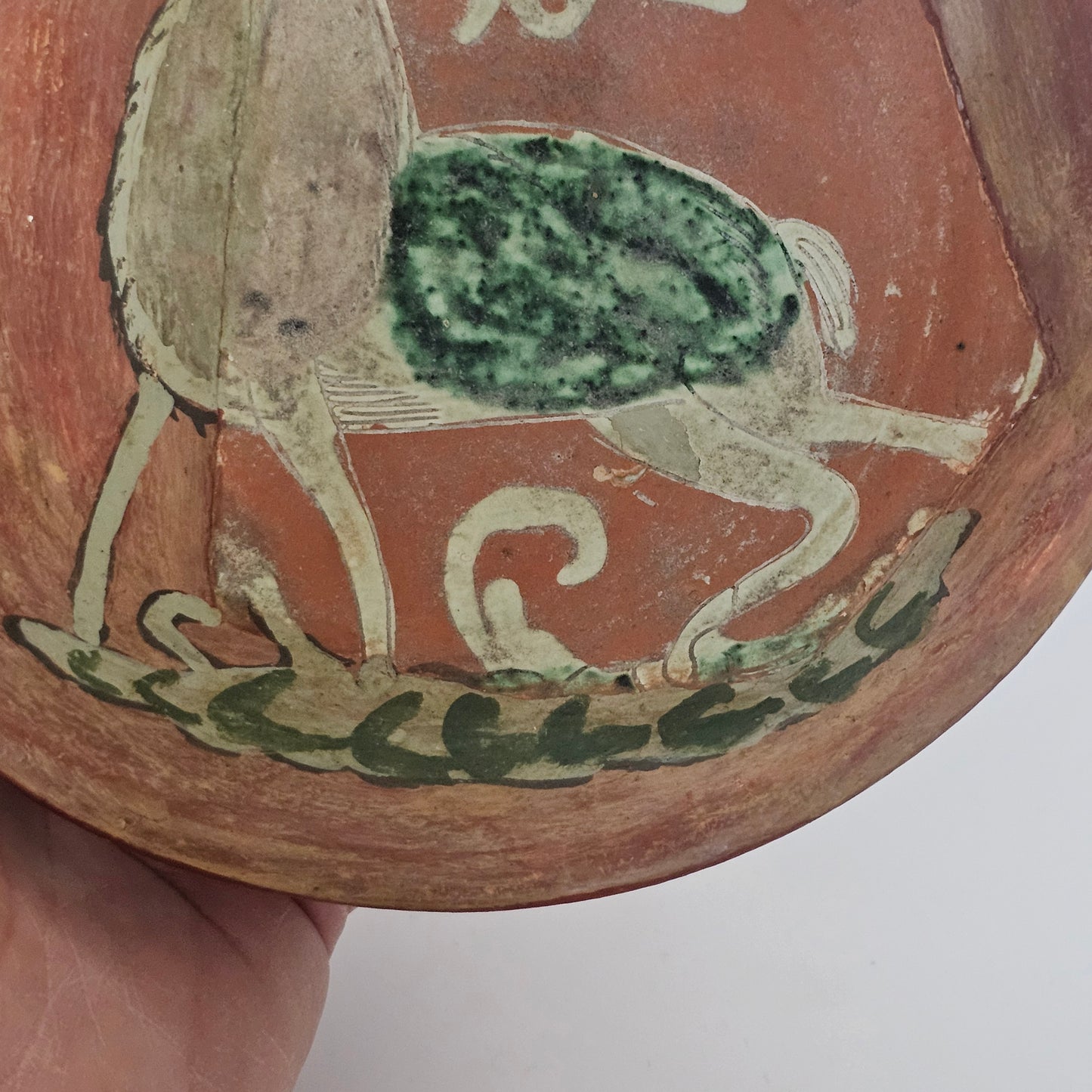 Fabulous Early German Werra Ware Plate c1620