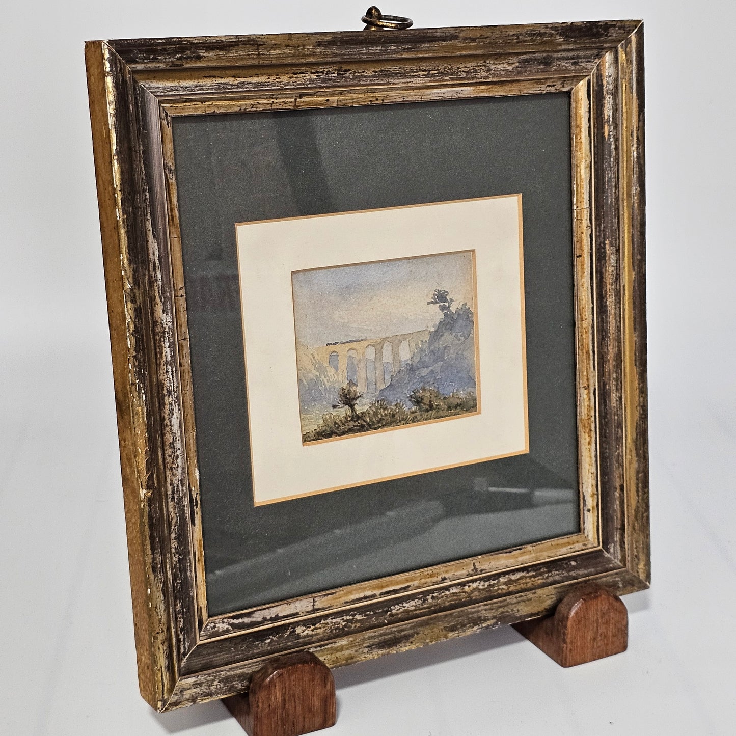 Delightful Miniature 19th century Watercolour - Preston Brook