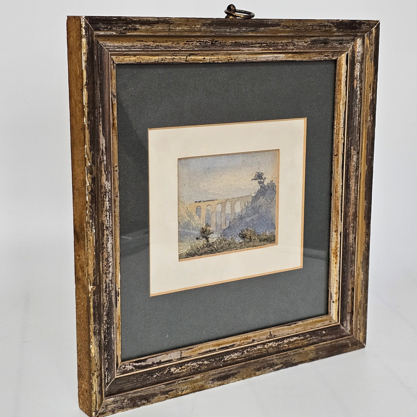 Delightful Miniature 19th century Watercolour - Preston Brook
