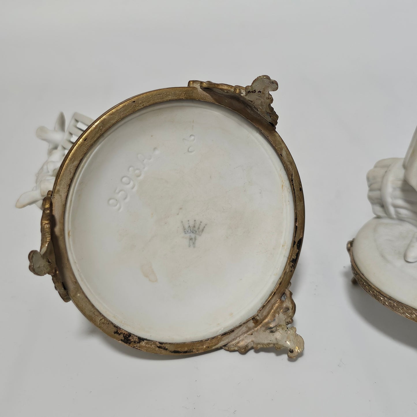 Fine Parian Pair of Figures Capodimonte/Naples c1900