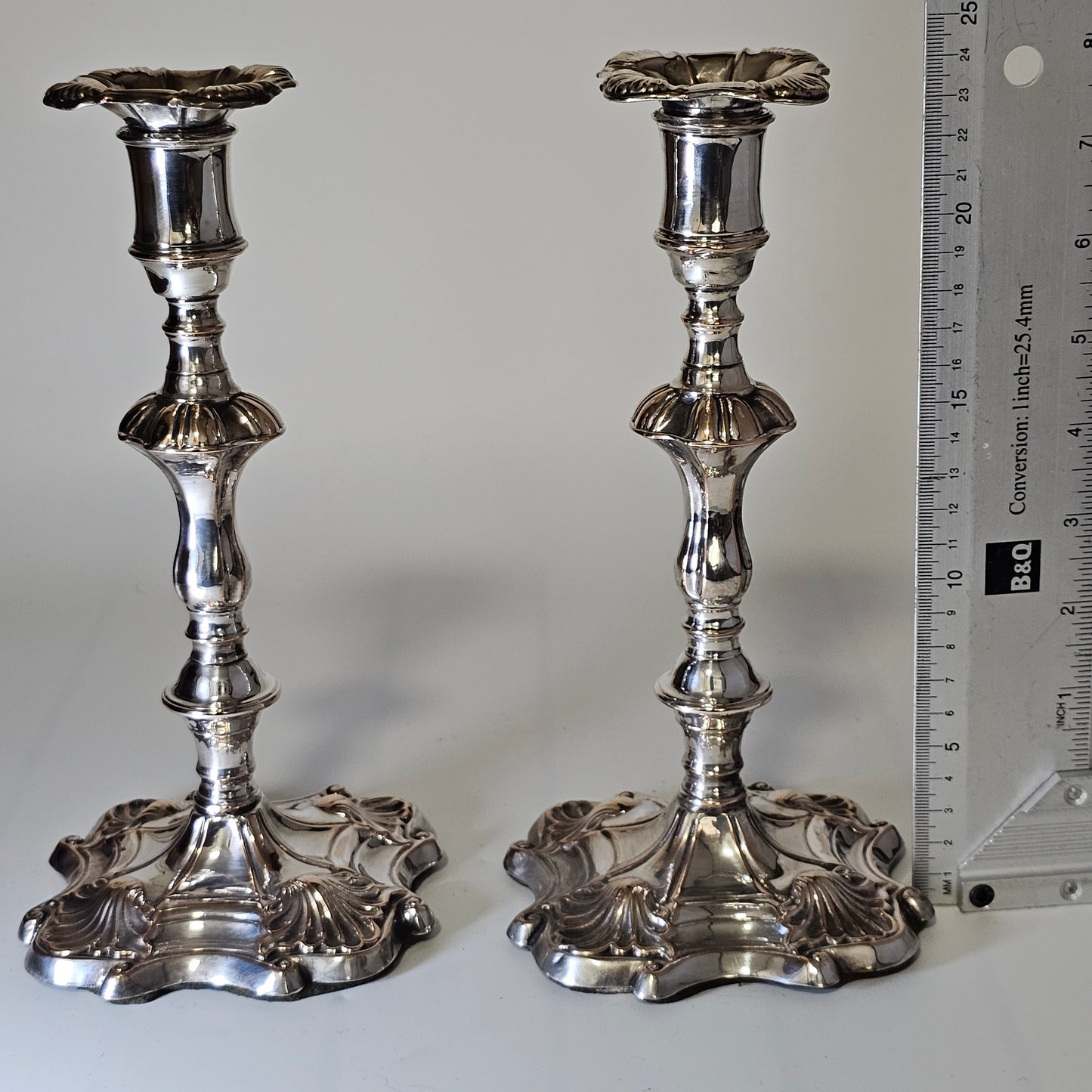 Early 19Th Century Old Sheffield Plate Candlesticks
