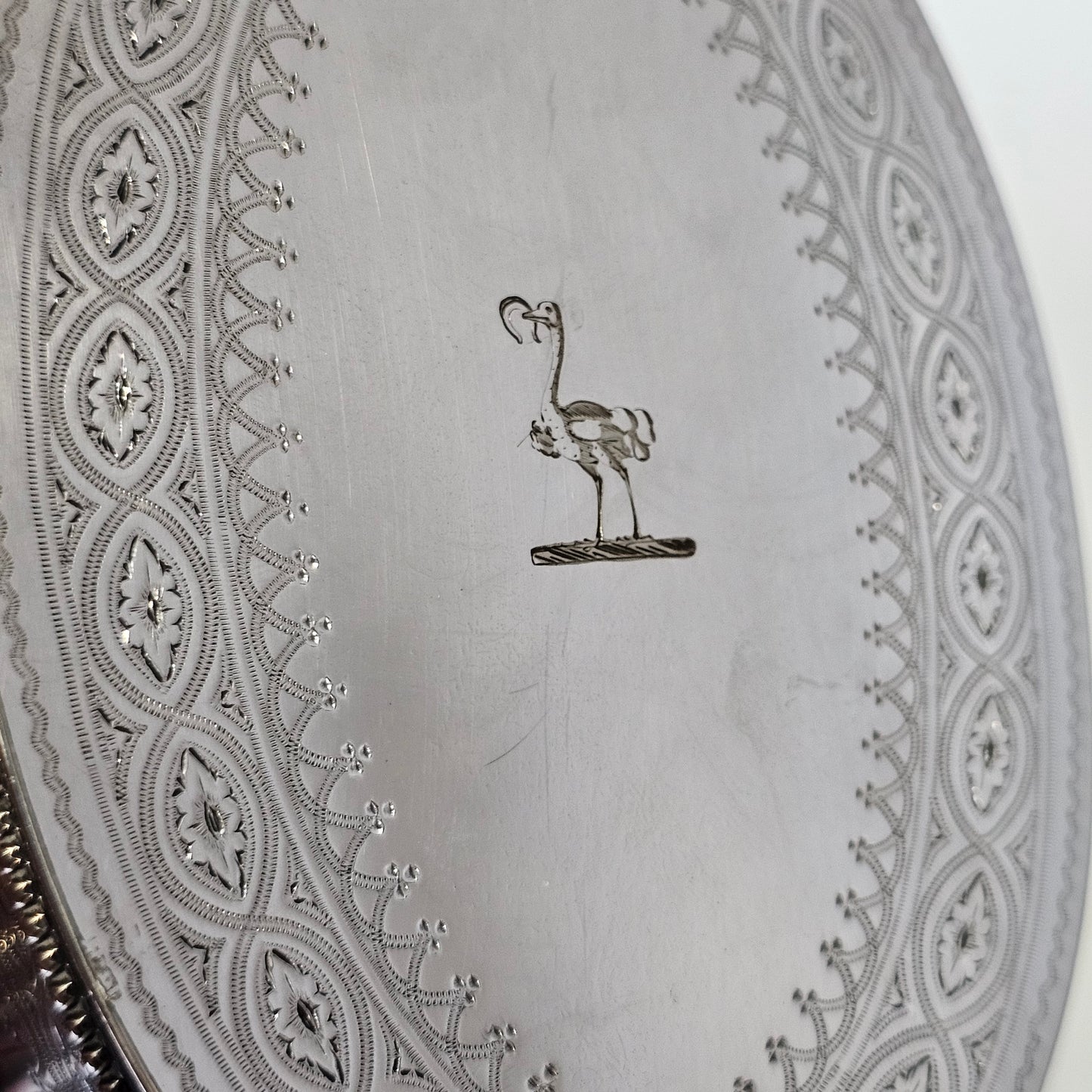 Superb Quality Elkington Oval Engraved Butter Dish , Cover & Liner c1880