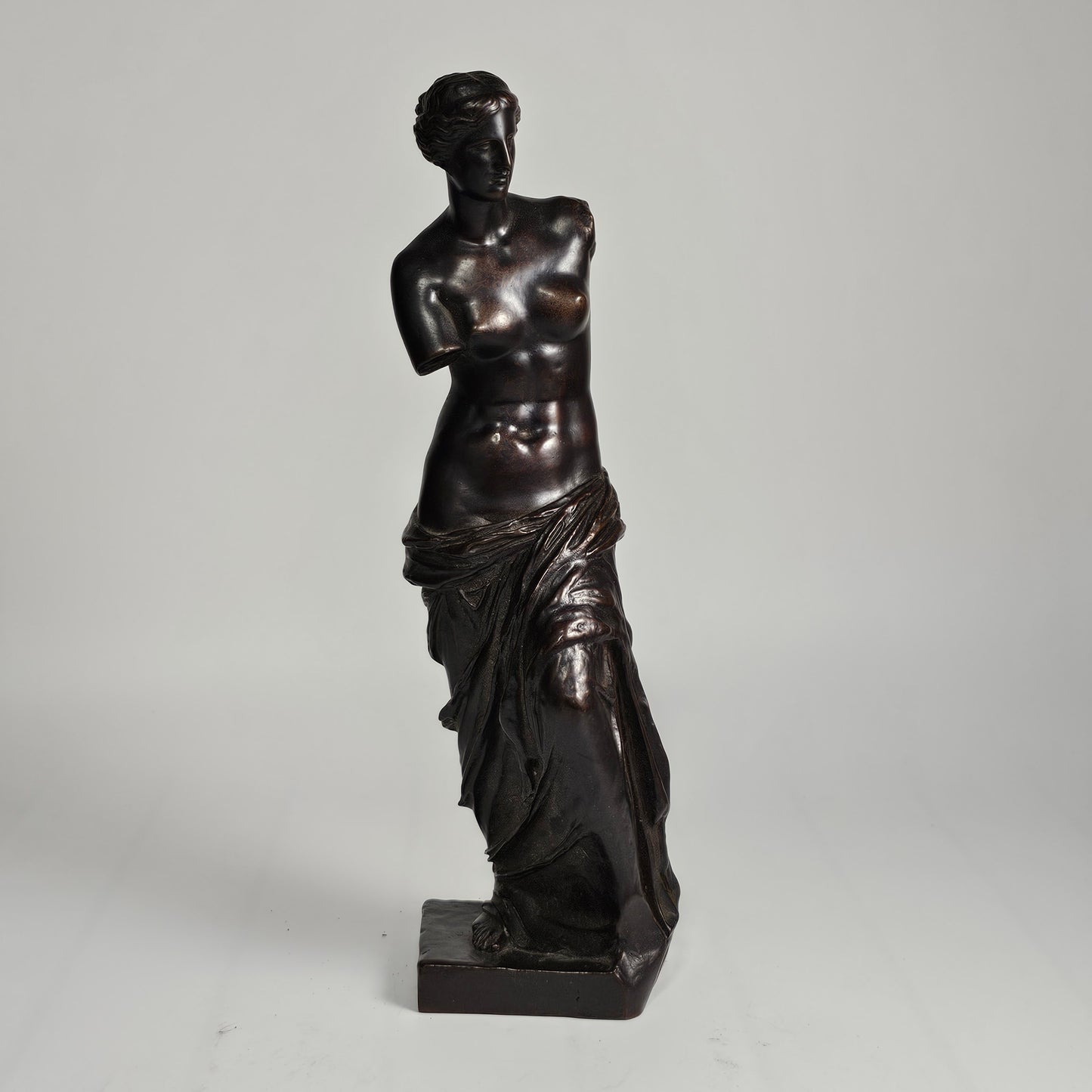 After The Antique, Bronze Figure Of The Venus De Milo Cast By Barbedienne 31cm