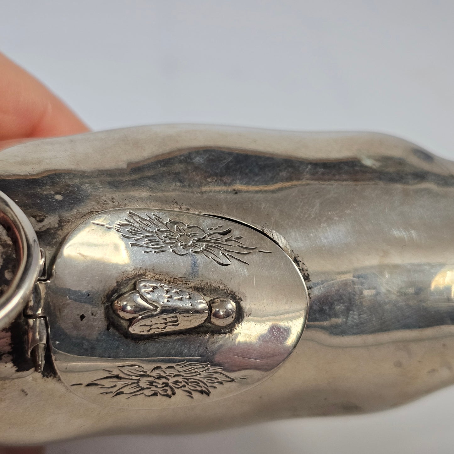 Sterling Silver Cow Creamer - Antique Victorian