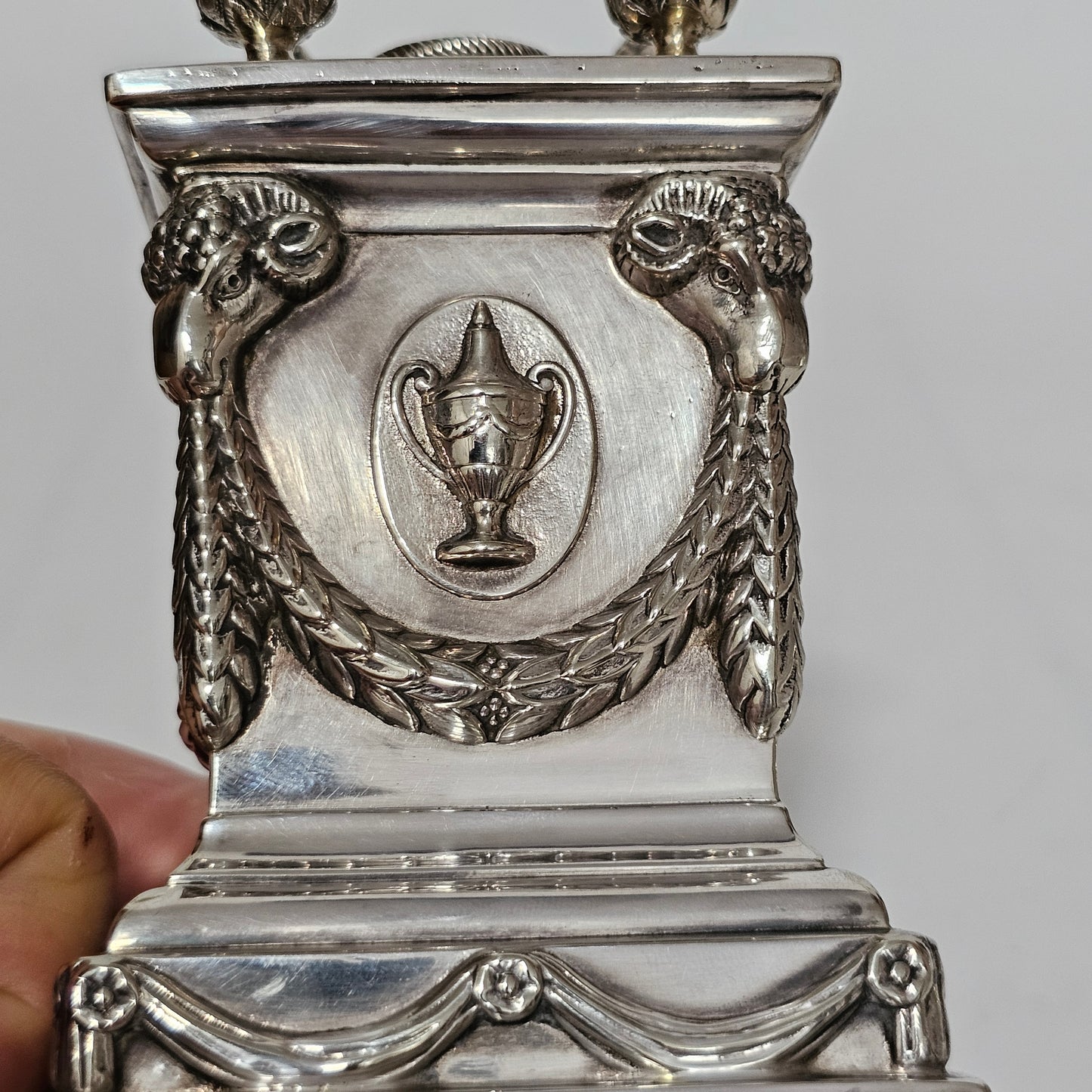 Impressive Large Victorian Silver Plated Table Desk Lighter Barnard Brothers