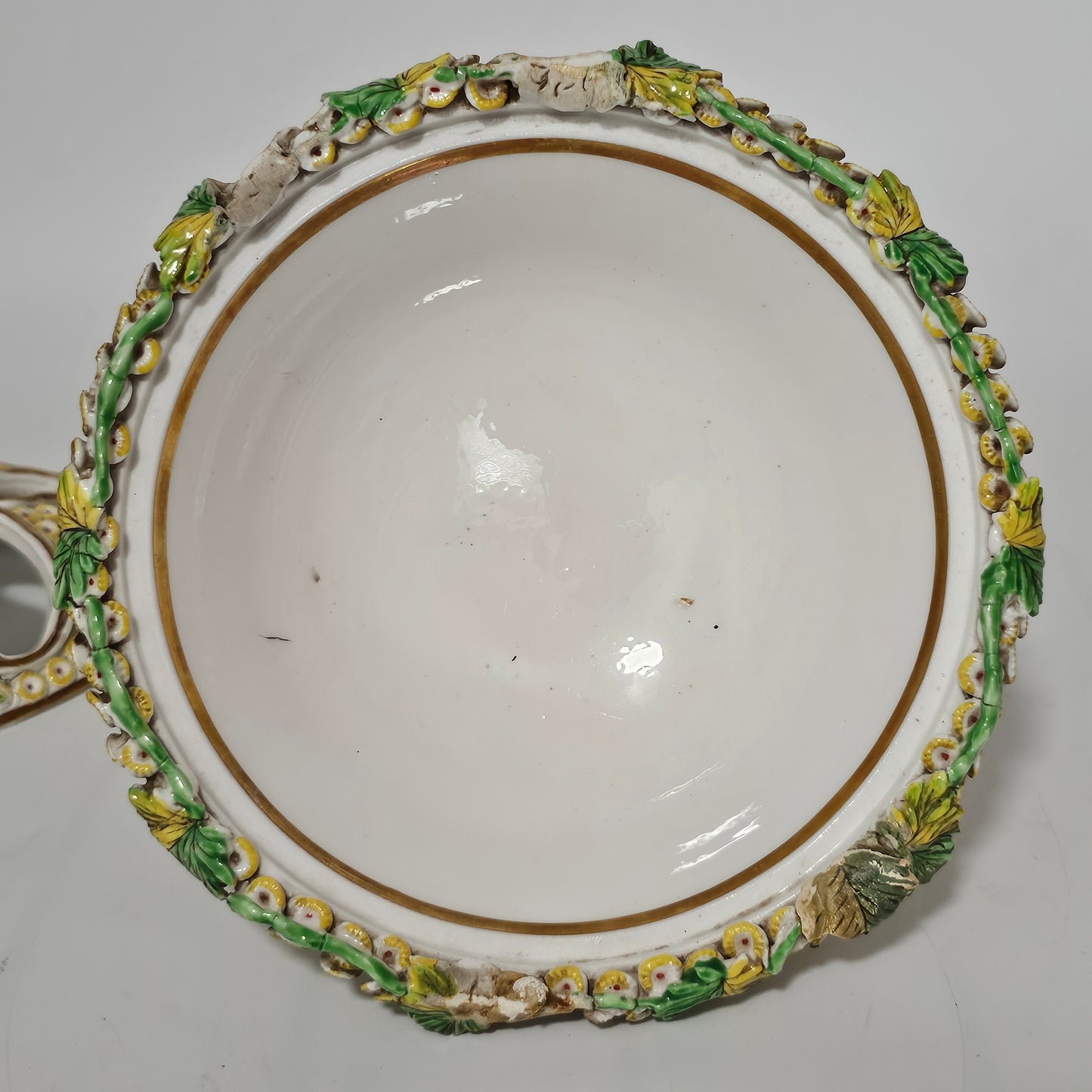 Spode Flower-encrusted Pot Pourri Bowl & Cover c1830