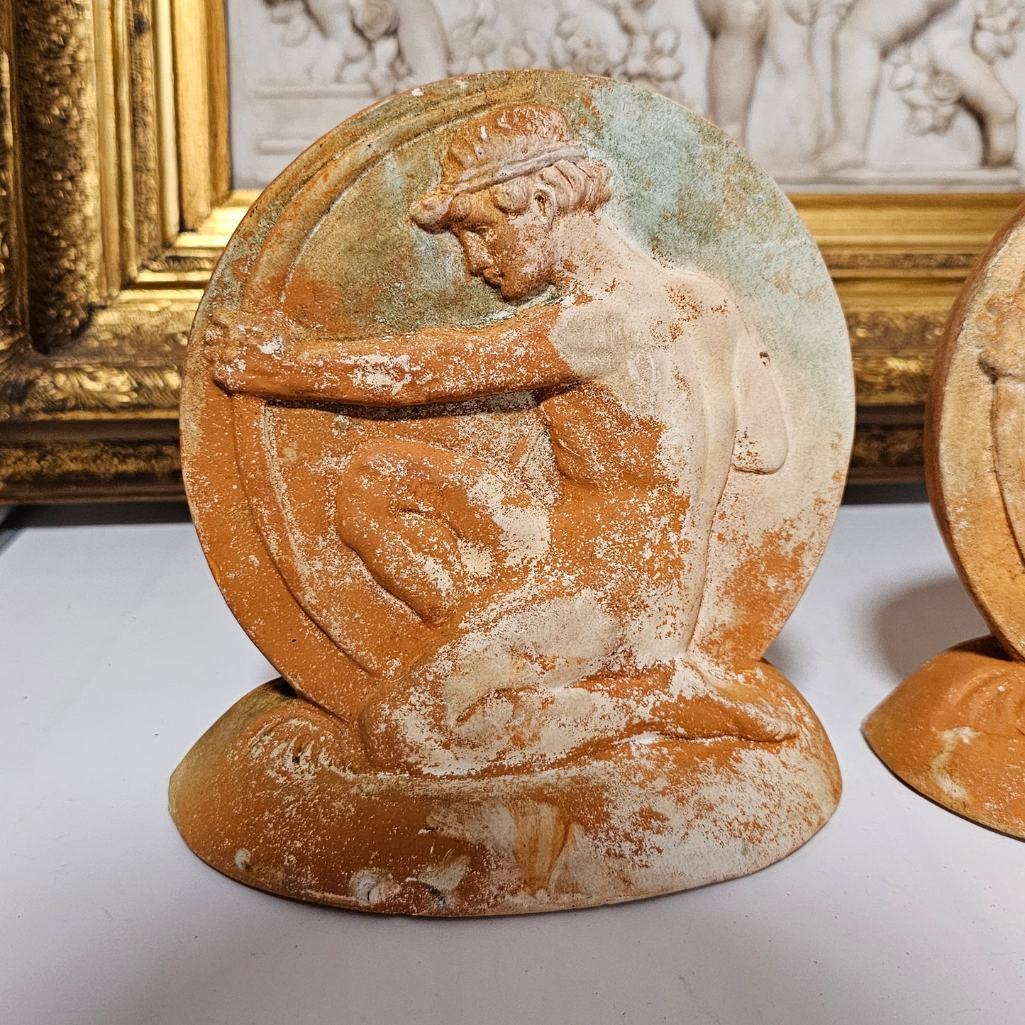 Fabulous Pair of Classical Archer Bookends – Compton Potters Art Guild