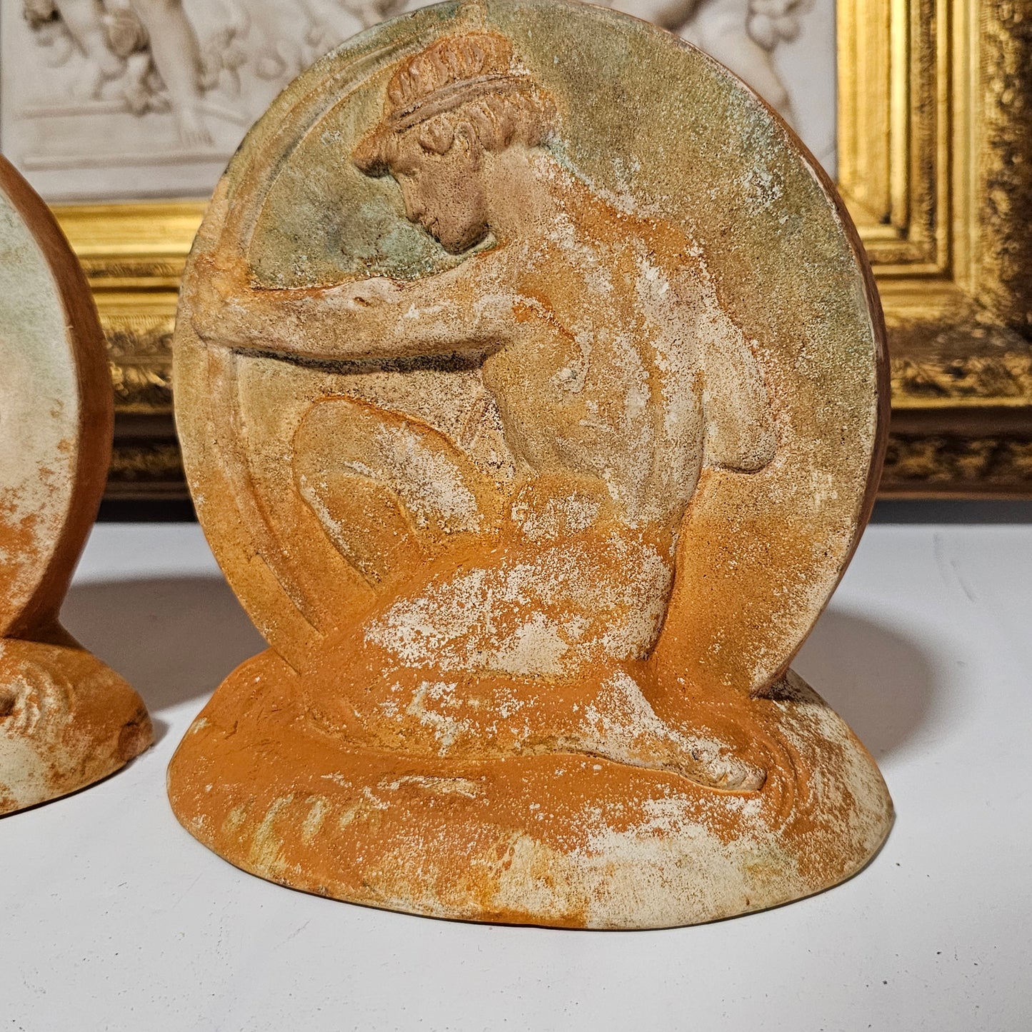 Fabulous Pair of Classical Archer Bookends – Compton Potters Art Guild