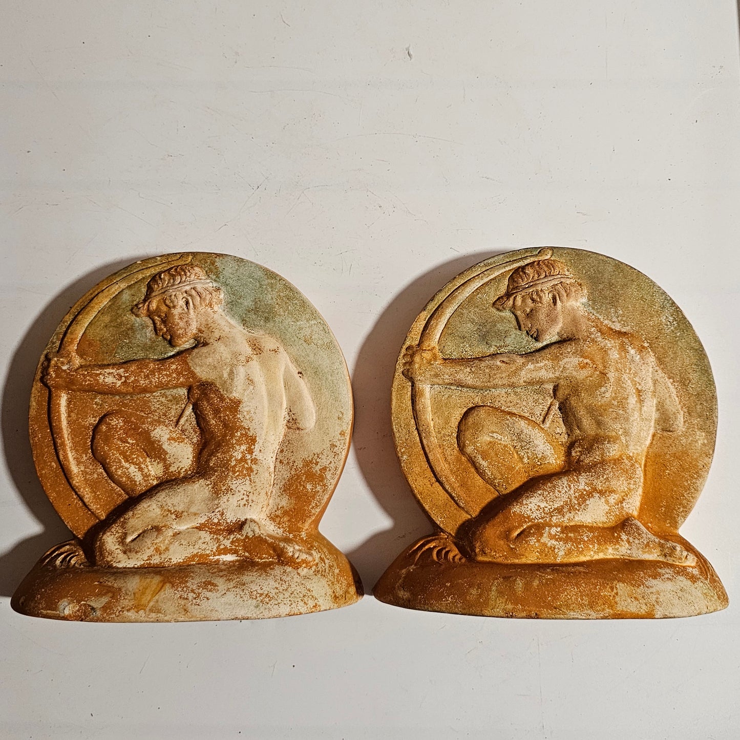 Fabulous Pair of Classical Archer Bookends – Compton Potters Art Guild