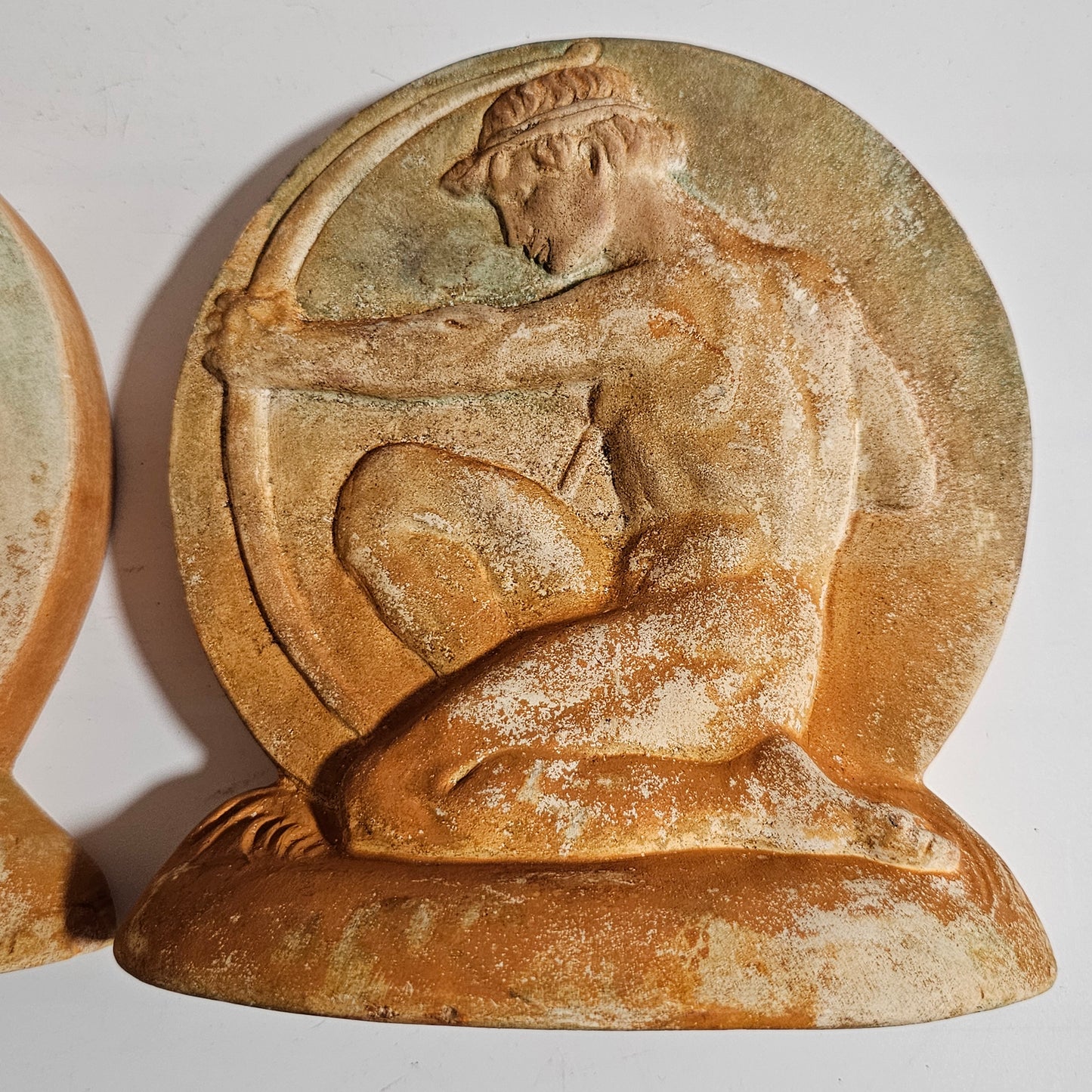Fabulous Pair of Classical Archer Bookends – Compton Potters Art Guild