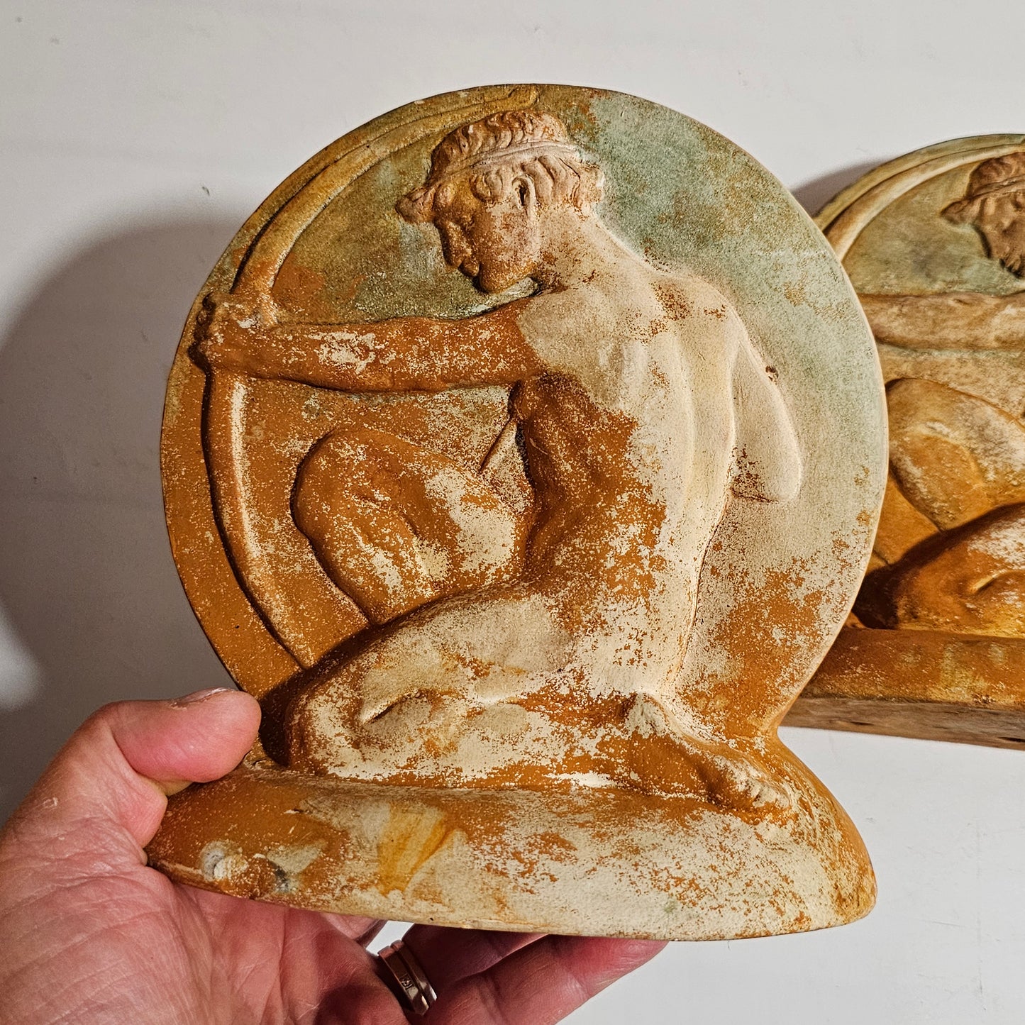 Fabulous Pair of Classical Archer Bookends – Compton Potters Art Guild