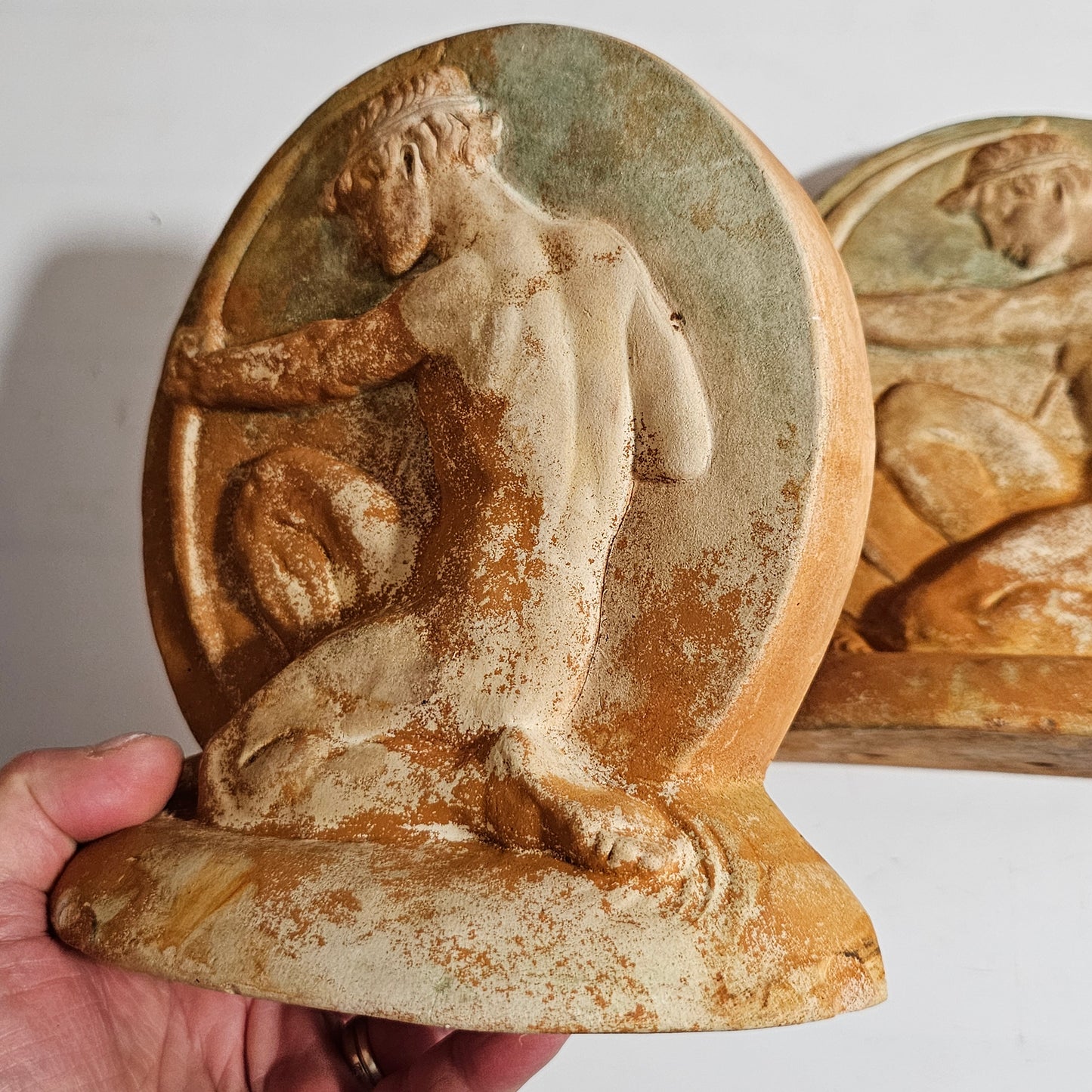 Fabulous Pair of Classical Archer Bookends – Compton Potters Art Guild