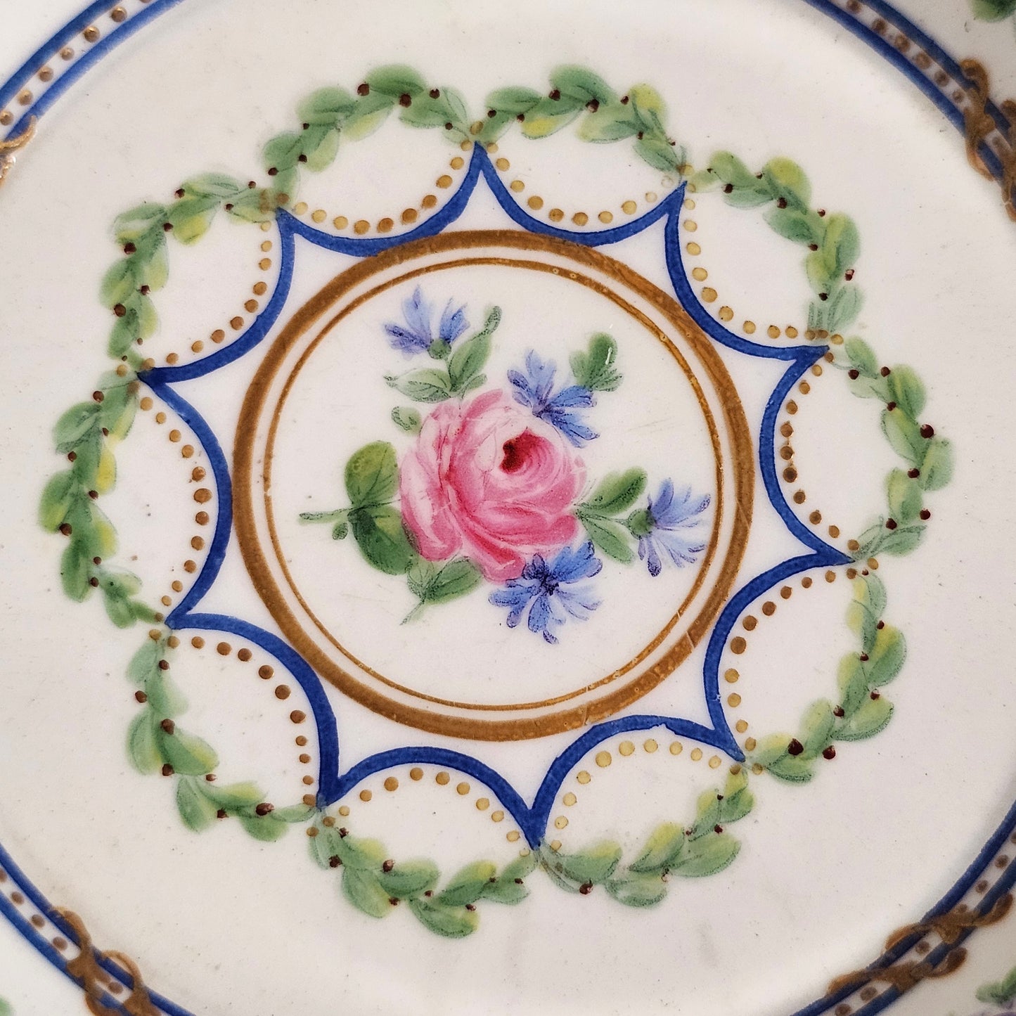 Pretty 19thc Sevres Decorated Dish - Lee Sherman Antiques