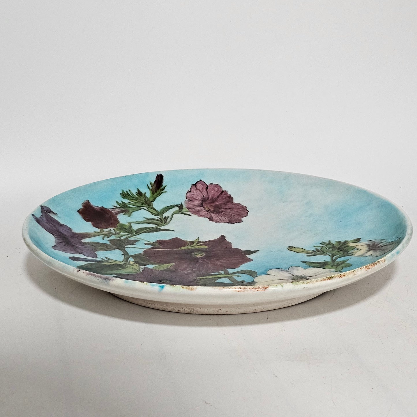 A. L. Regnier for Théodore Deck – Exquisite Hand-Painted Faience Charger (c.1910)