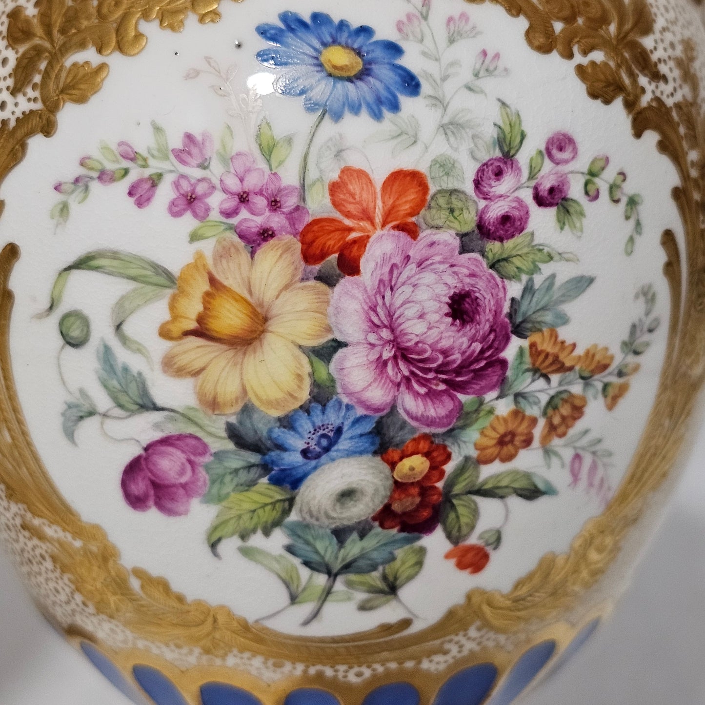 Stunning Pair Of Regency Derby Style Hand-painted Porcelain Vases, C.1810–1825 - Lee Sherman Antiques