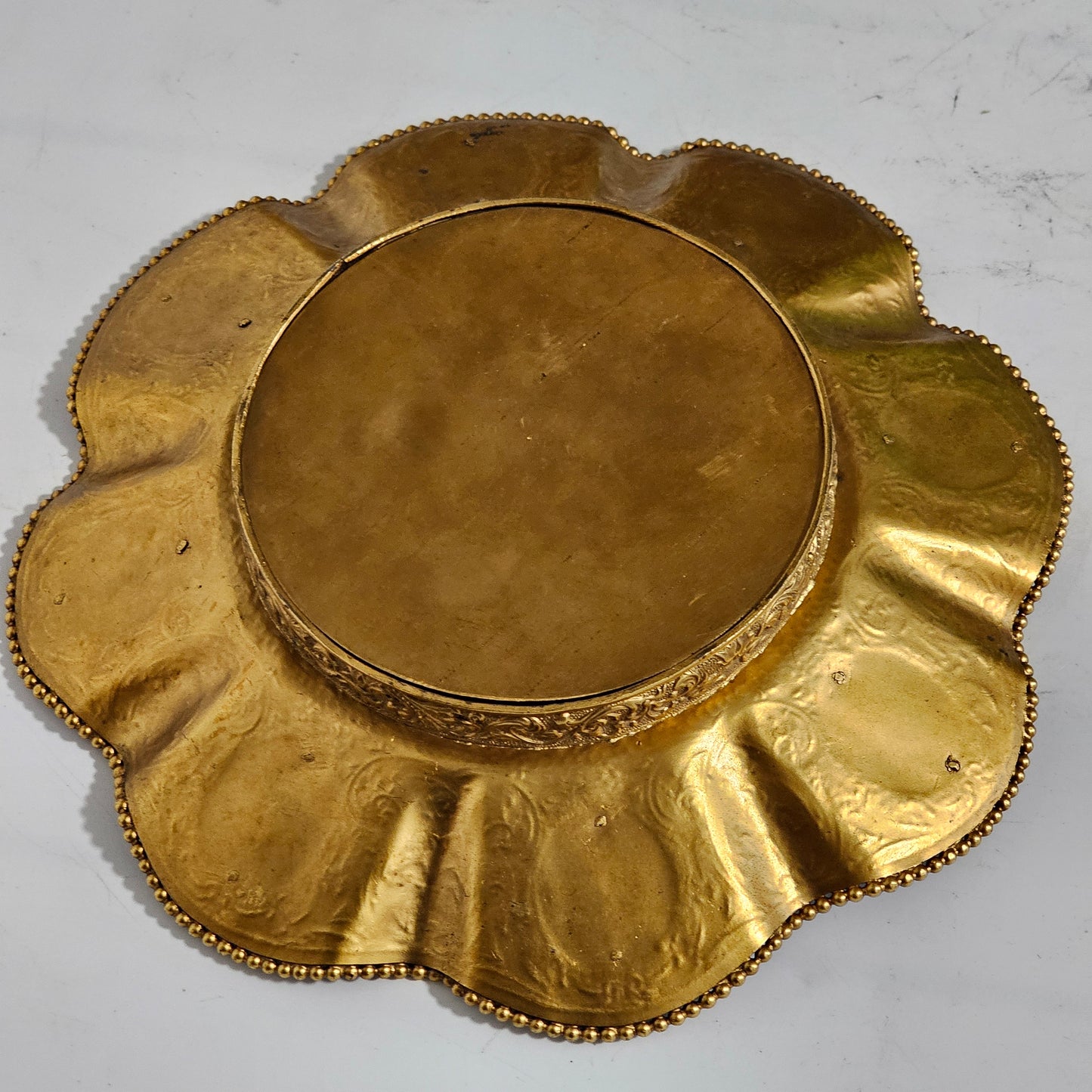 Striking 19thc Sevres Mounted Gilt Brass Dish Surrounded by Antique Cameos - Lee Sherman Antiques