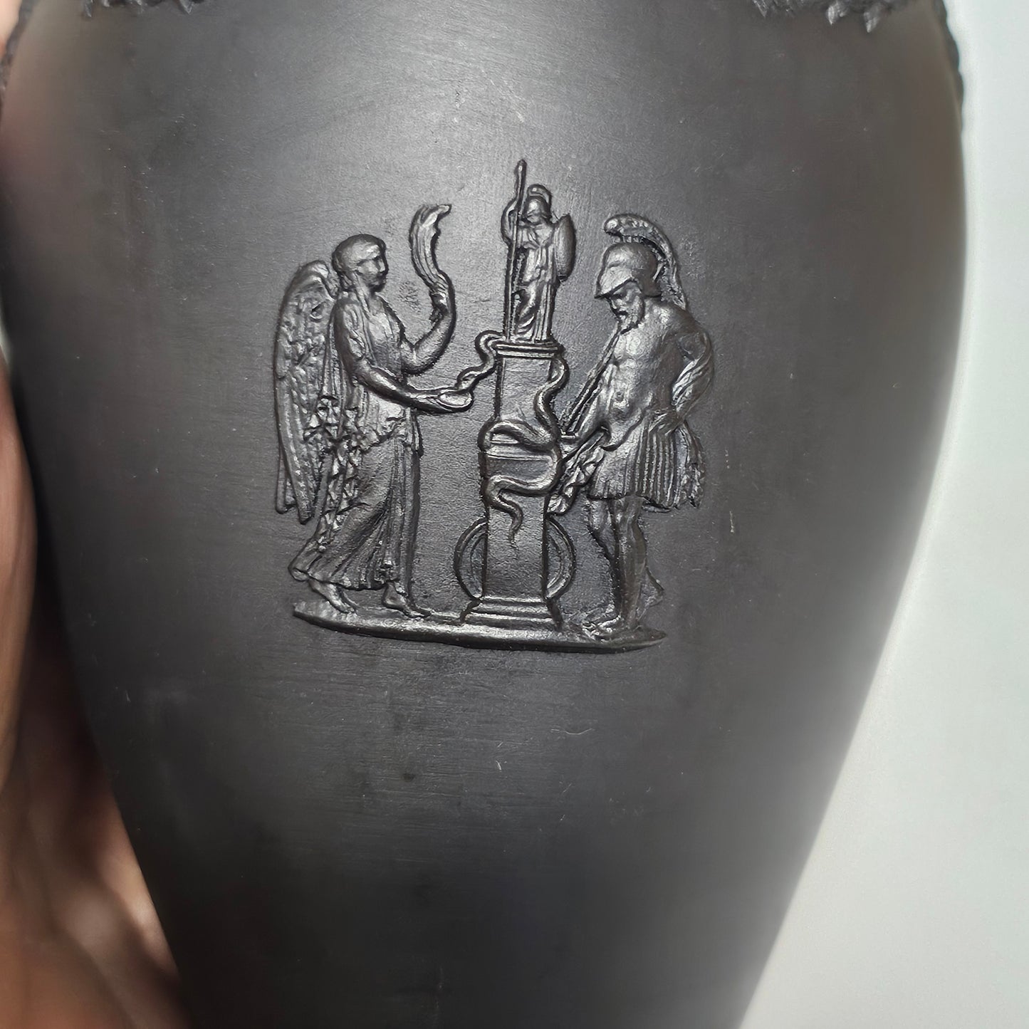 Delightful Wedgwood Basalt Ware 18thc/19thc Vase