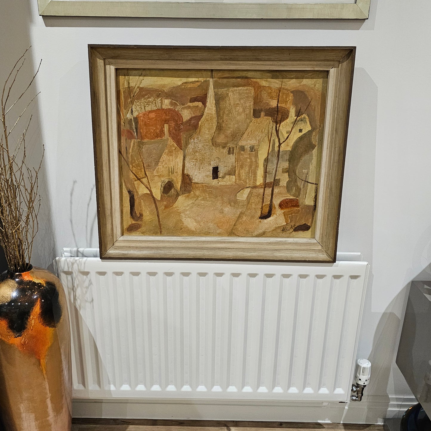 Marjorie Hawkes Oil On Board (british, Mid 20th Century) – A Cotswold Village - Lee Sherman Antiques