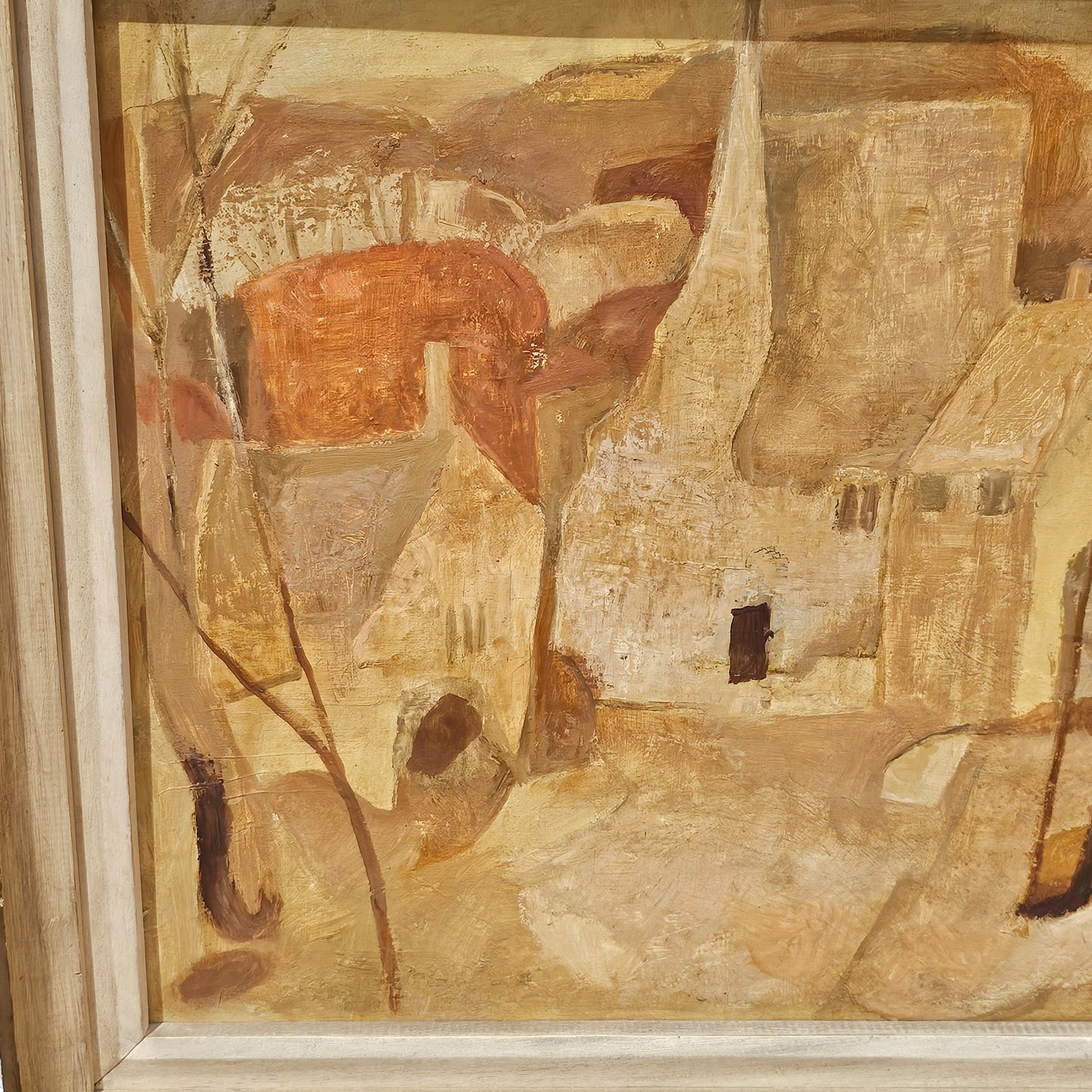 Marjorie Hawkes Oil On Board (british, Mid 20th Century) – A Cotswold Village - Lee Sherman Antiques