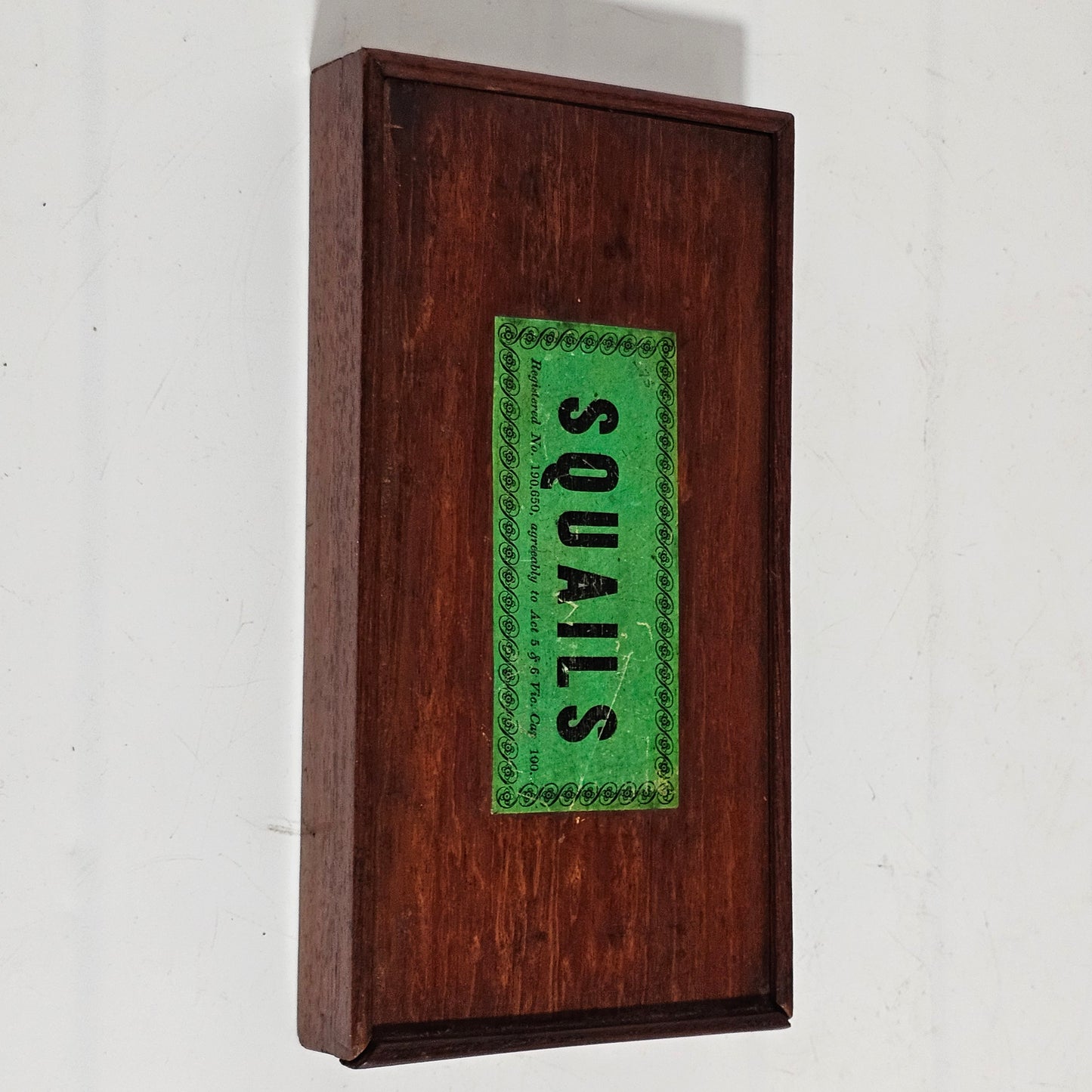 An Unusual Table Game of Squails by Jaques