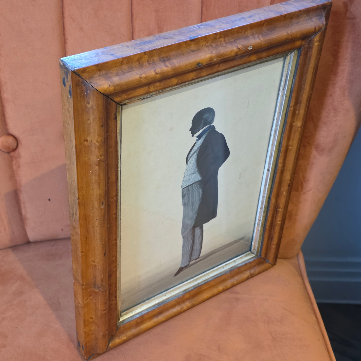 Fine & Well-executed Hand-cut Full-length Silhouette of a Gentleman (Att Frith)