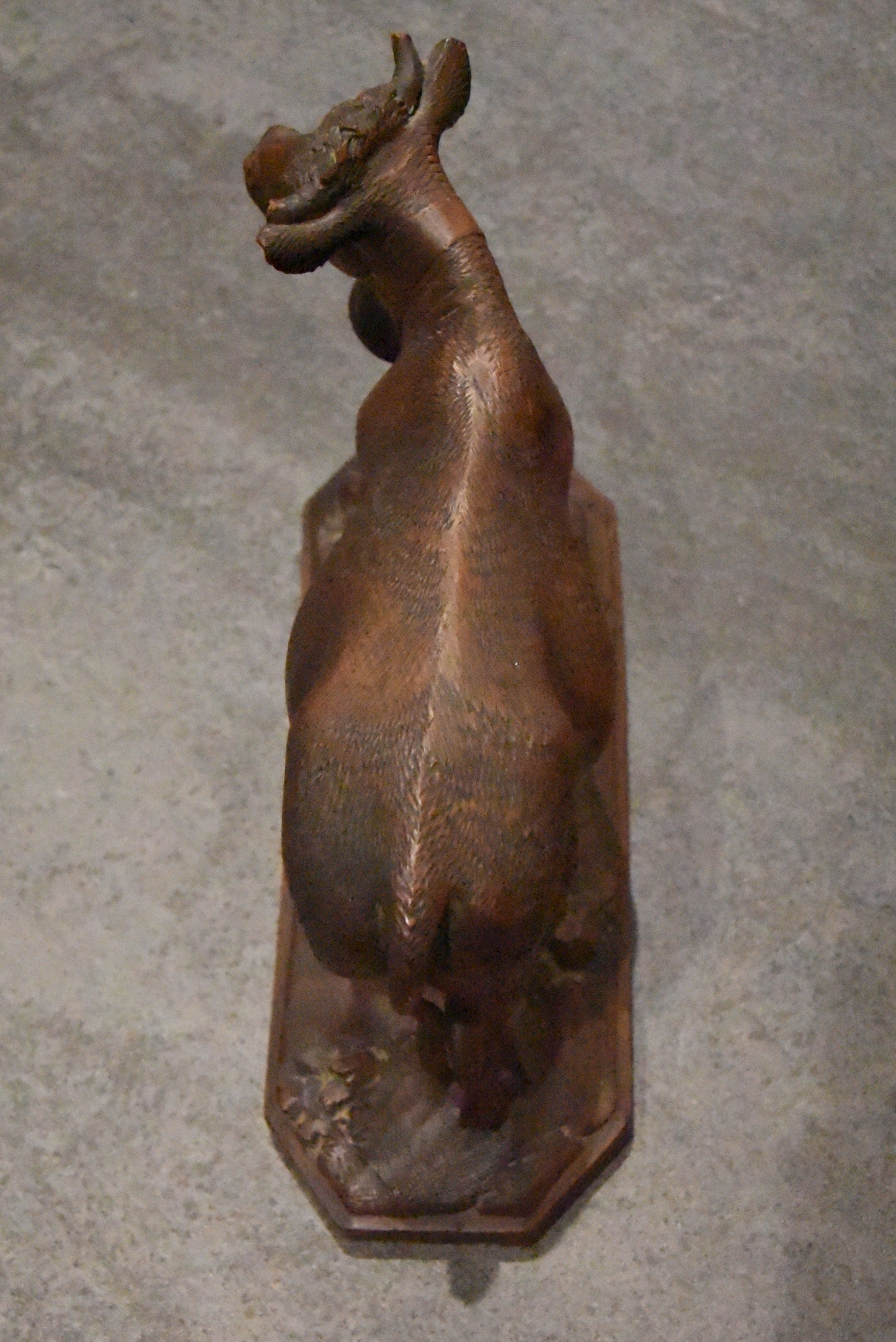Stunning Antique Brienz Ed.Binder & Cie Carved Wooden Cow