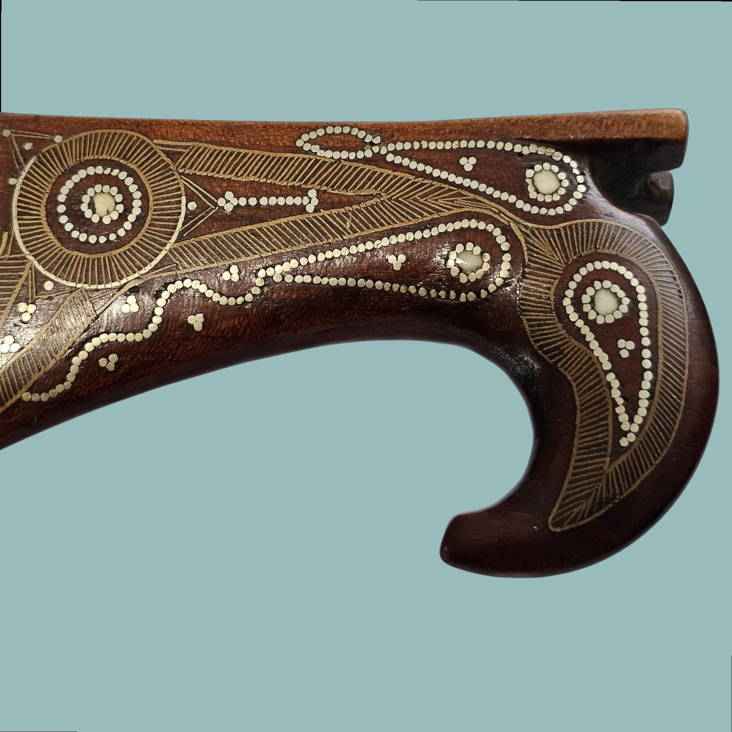 A Russian Wood Kovsh With Silver Inlay, circa 1900, Possibly Talashkino