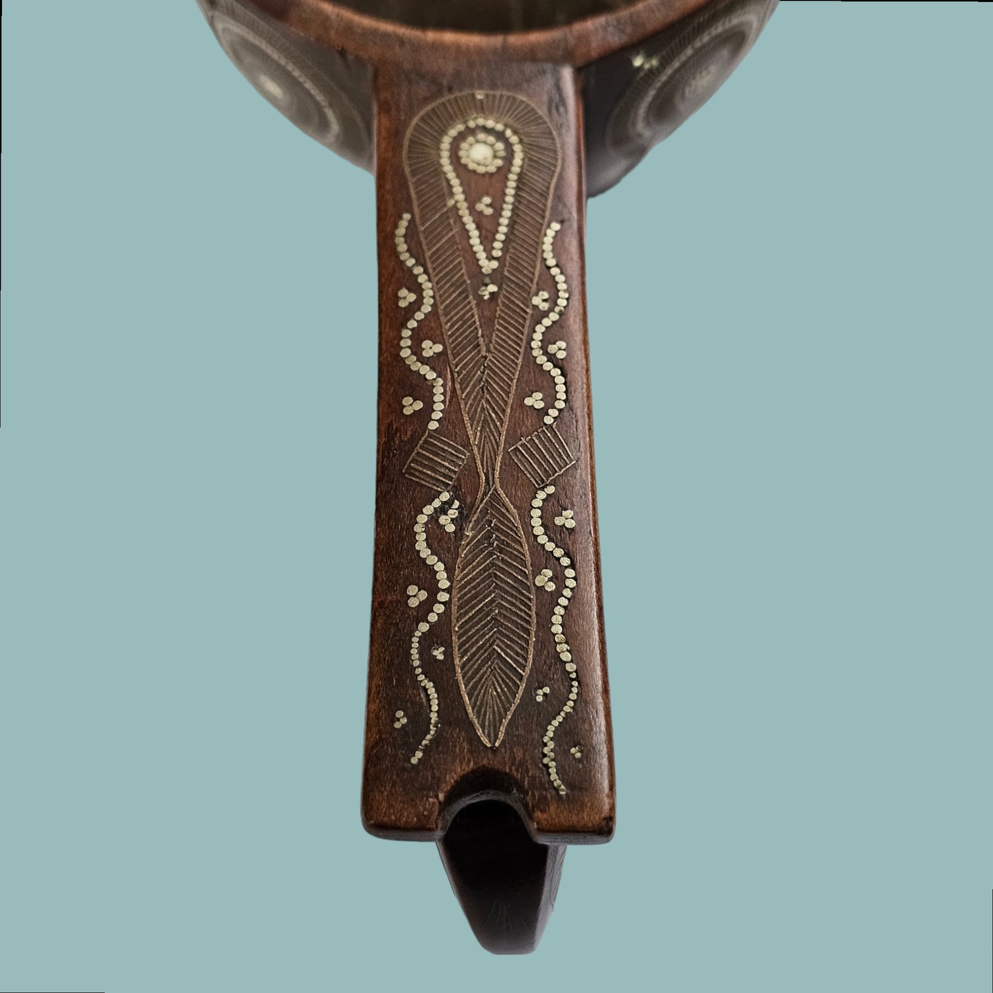 A Russian Wood Kovsh With Silver Inlay, circa 1900, Possibly Talashkino