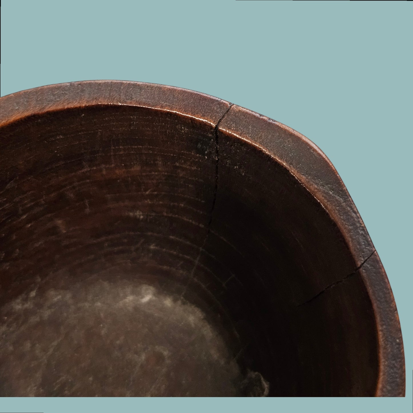 A Russian Wood Kovsh With Silver Inlay, circa 1900, Possibly Talashkino