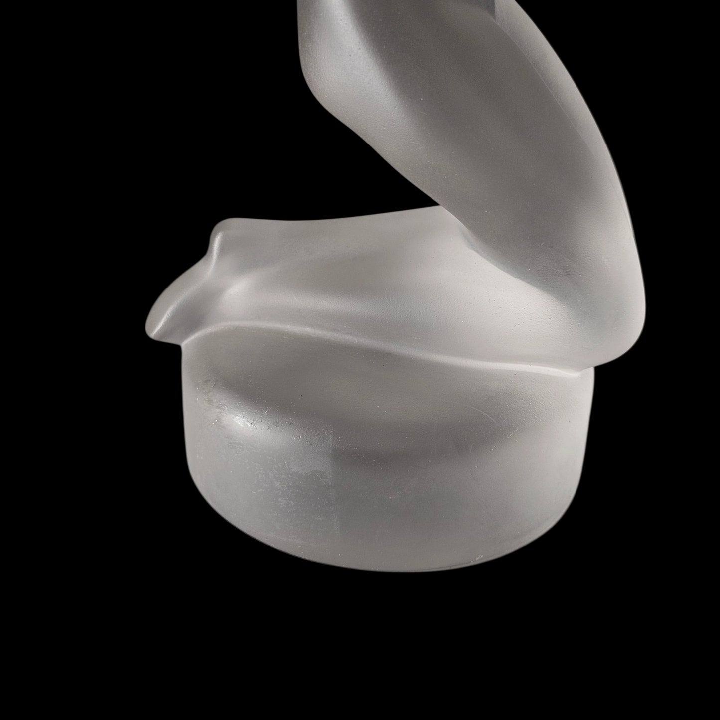 Beautiful Lalique Nude Chrysis Figurine Holding Hair