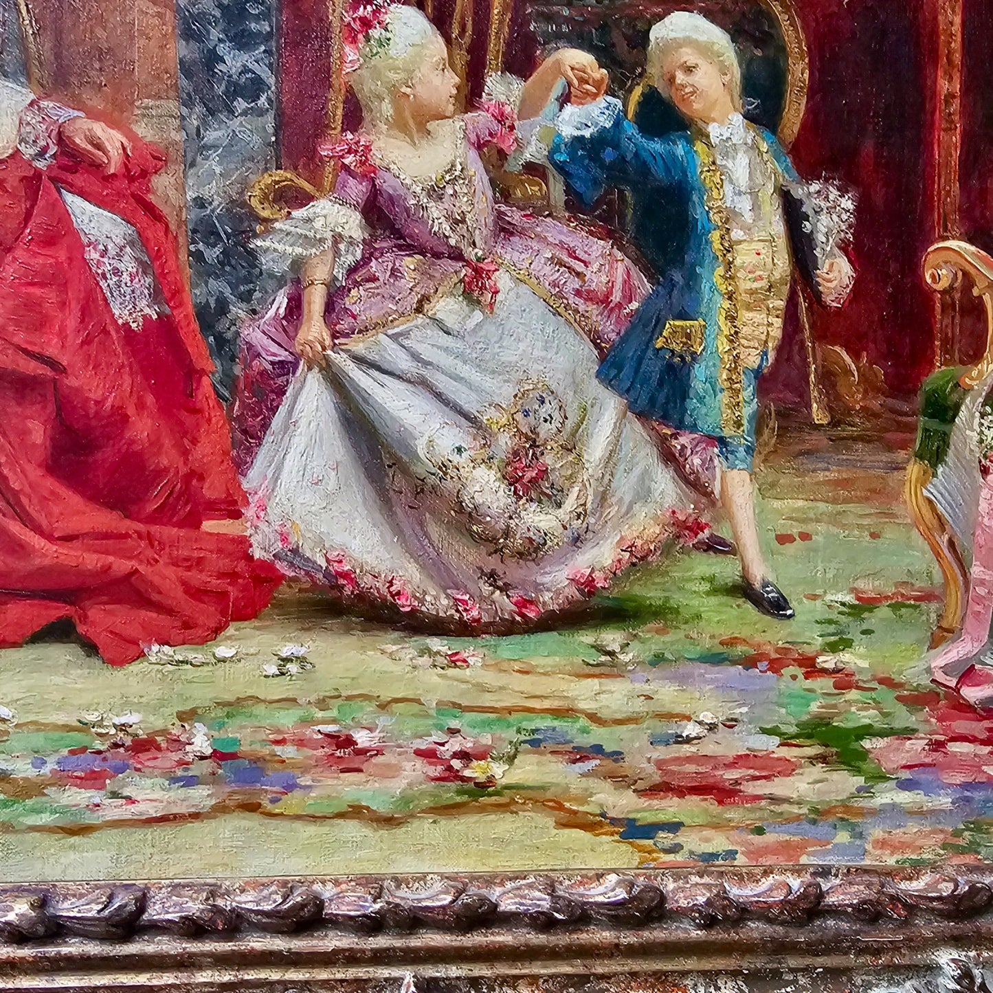 Exquisite Oil On Canvas By Joaquín Luque Y Roselló C1900