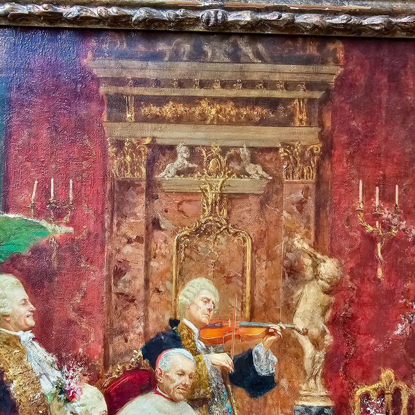 Exquisite Oil On Canvas By Joaquín Luque Y Roselló C1900