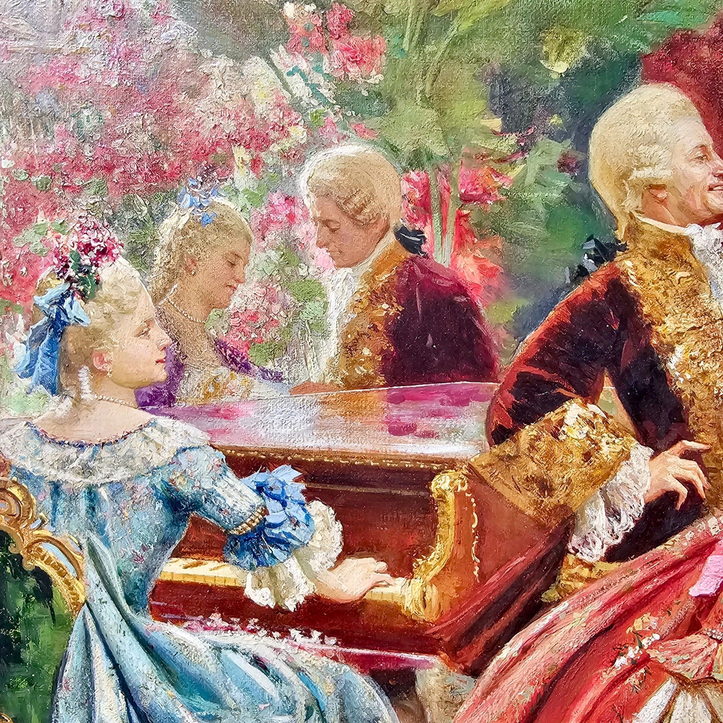 Exquisite Oil On Canvas By Joaquín Luque Y Roselló C1900