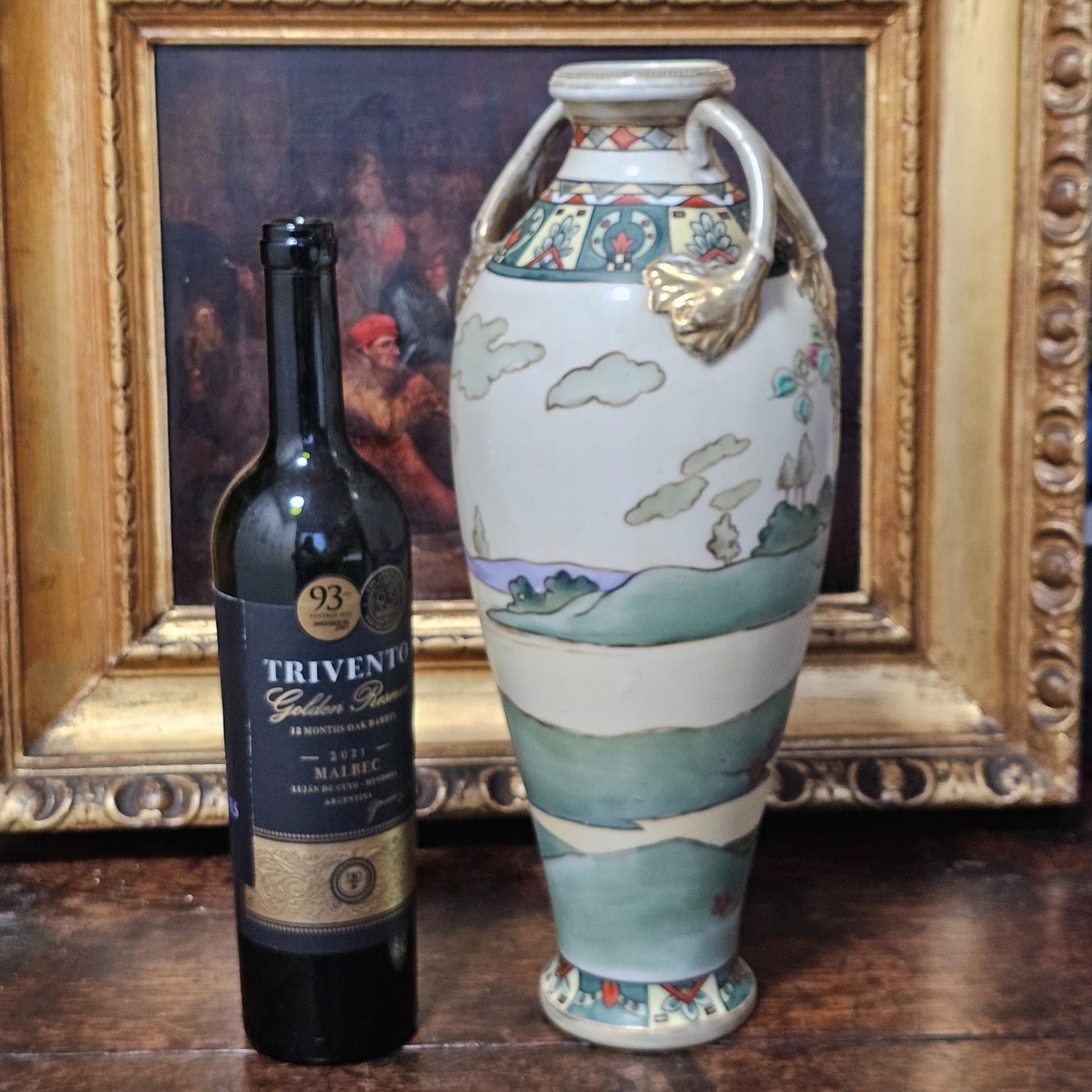 Stunning Early 20thc Nippon Vase C1920s