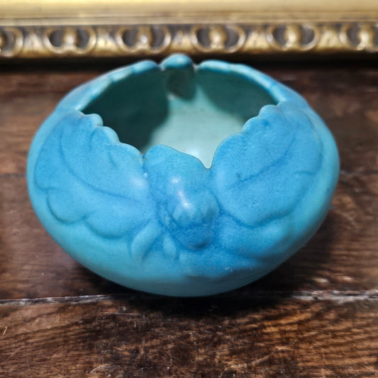 Rare Blue Turquoise Van Briggle Art Pottery Vase/bowl Excellent Circa 1920's - Lee Sherman Antiques