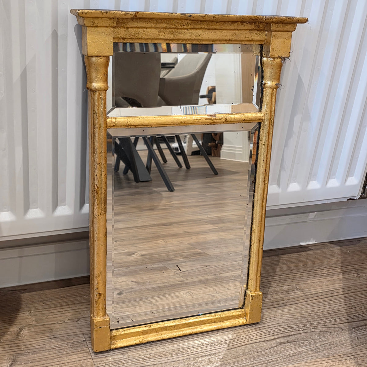 Exquisite Gilded Regency Pier Mirror 60.5cm X 40.5cm