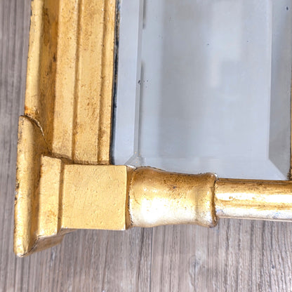 Exquisite Gilded Regency Pier Mirror 60.5cm X 40.5cm