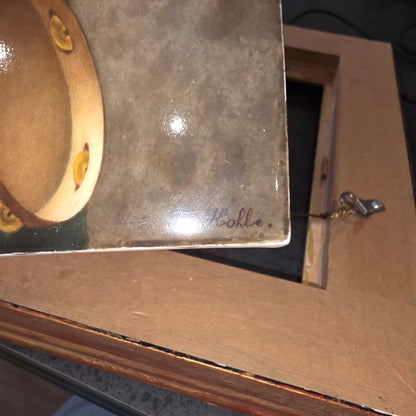 Beautiful Kpm Plaque 'Mignon' Signed F.Kohle
