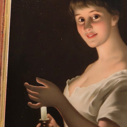Exquisite 19th Century Kpm Berlin Painted Porcelain Plaque