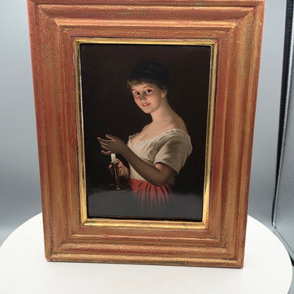 Exquisite 19th Century Kpm Berlin Painted Porcelain Plaque