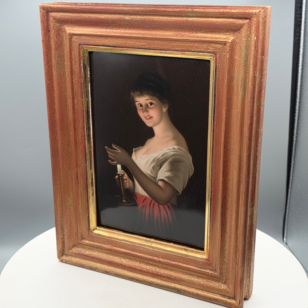 Exquisite 19th Century Kpm Berlin Painted Porcelain Plaque