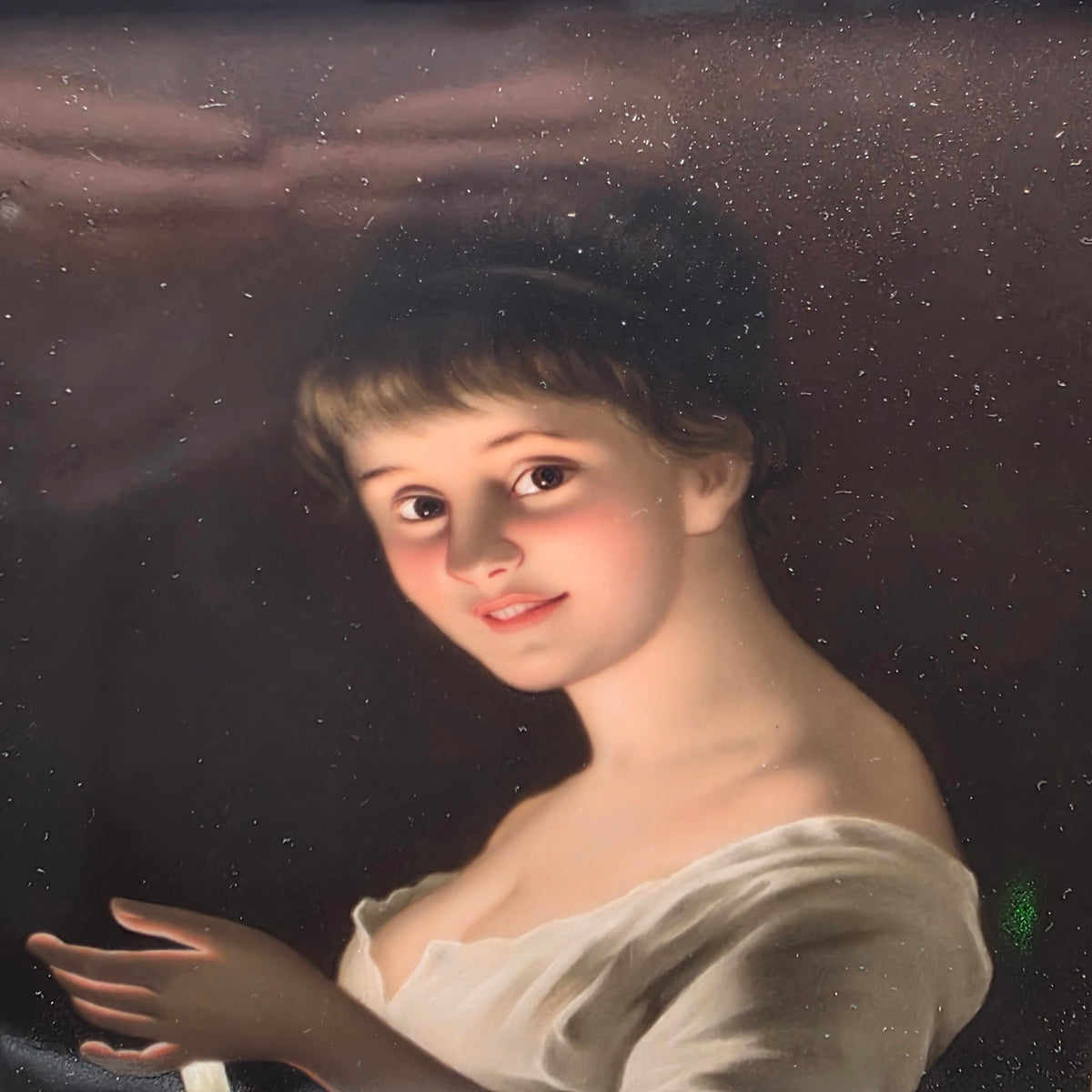 Exquisite 19th Century Kpm Berlin Painted Porcelain Plaque