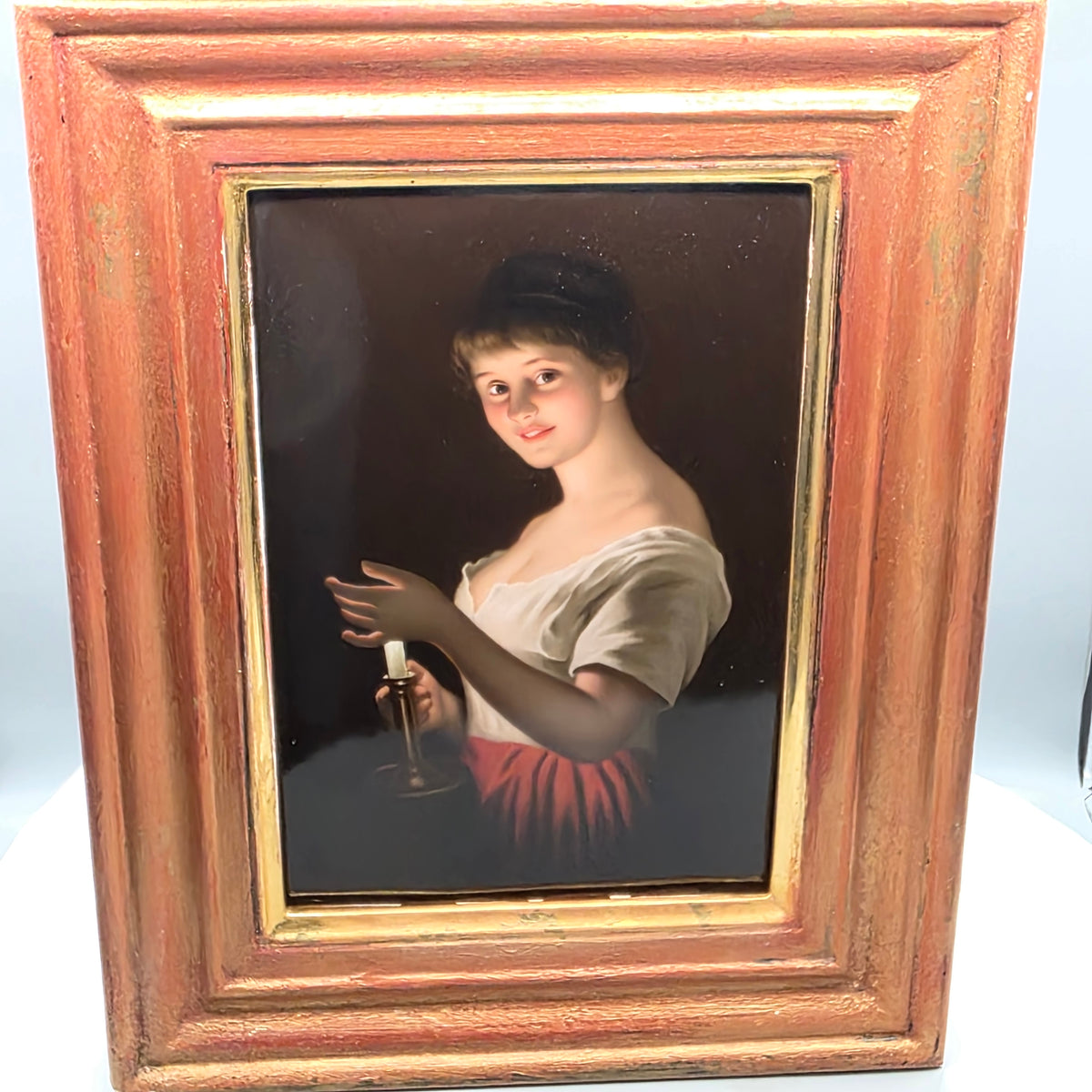 Exquisite 19th Century Kpm Berlin Painted Porcelain Plaque