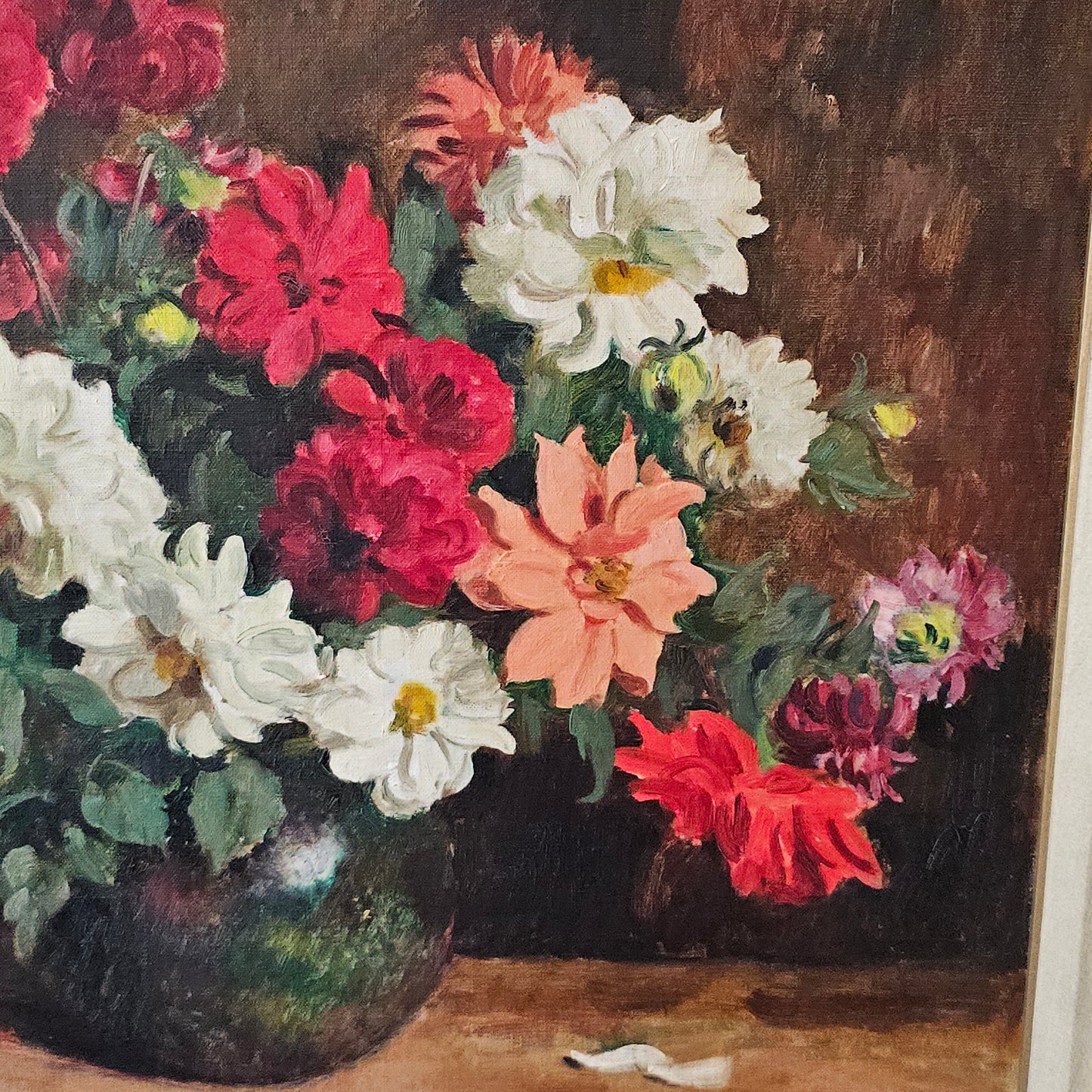 Robert Broadley (South African, 1908-1988) Floral Oil on Canvas - Superb Quality